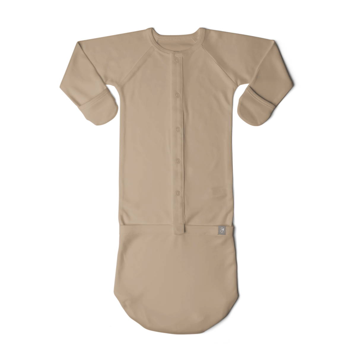 PREEMIE / PETITE 24 HOUR CONVERTIBLE GOWN | SANDSTONE