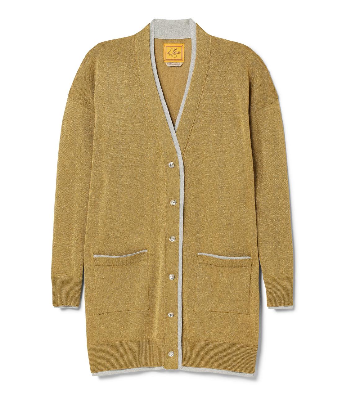 Coco Belted Cardigan - Gold