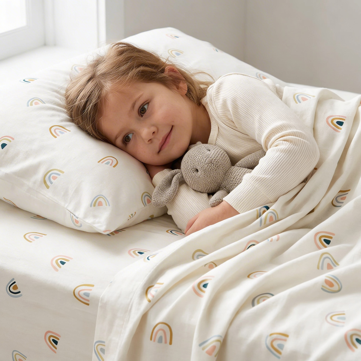 Organic Cotton Sheet Set - Rainbow