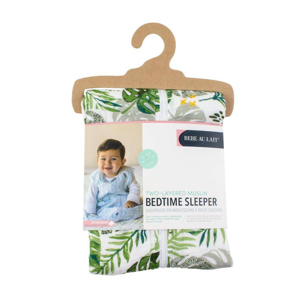 Rainforest Classic Muslin Bedtime Sleeper Bedtime Sleeper Bebe au Lait   