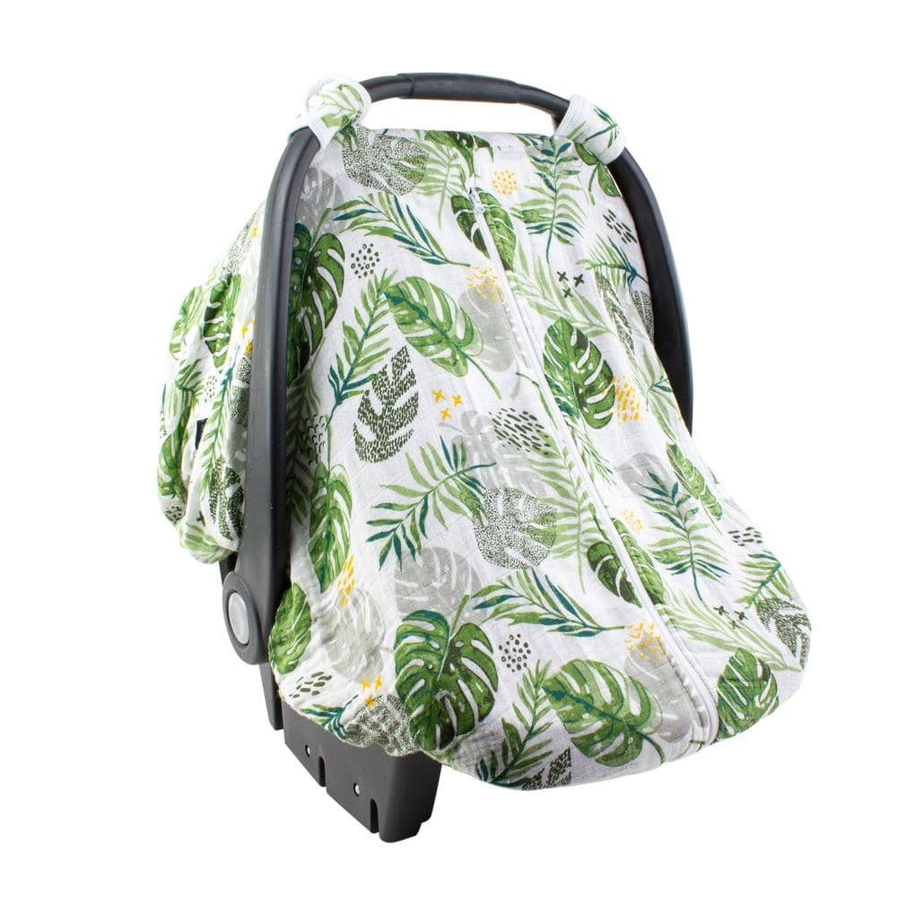 Rainforest Classic Muslin Car Seat Cover Car Seat Cover Bebe au Lait   