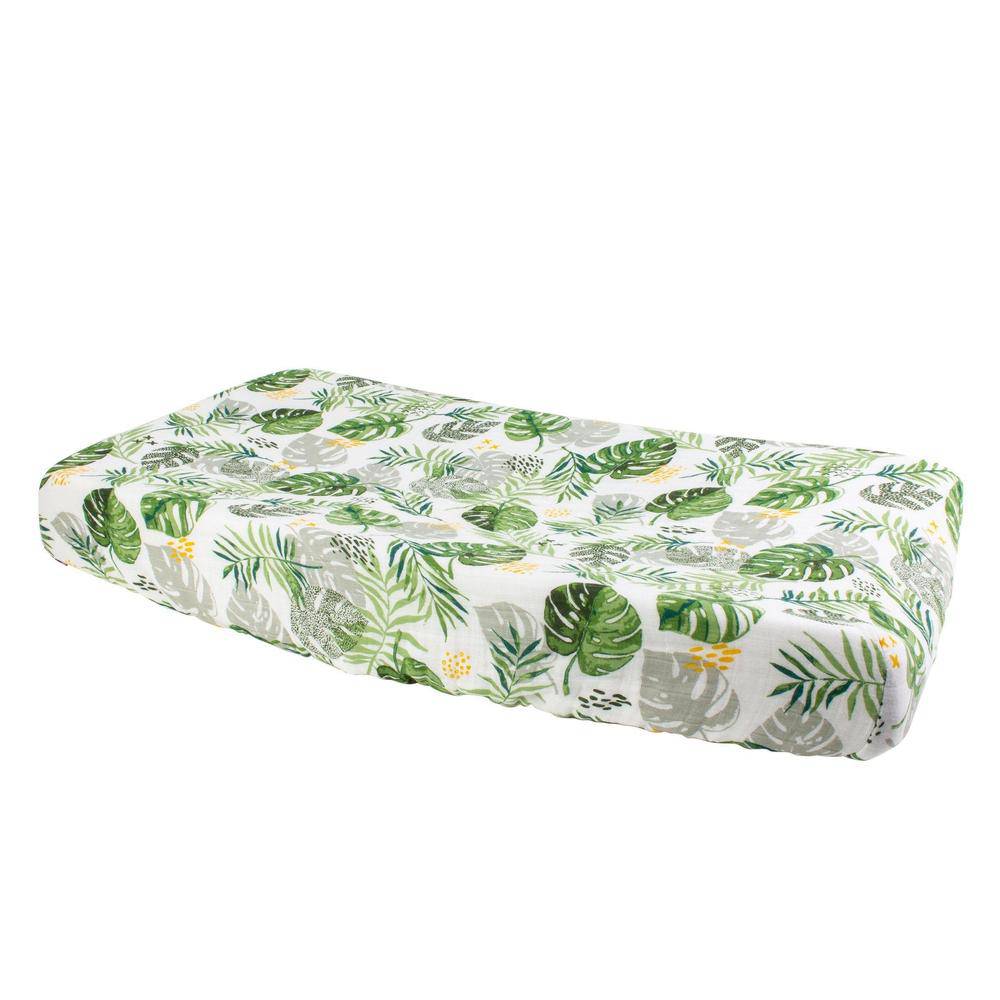 Rainforest Classic Muslin Changing Pad Cover Changing Pad Cover Bebe au Lait   