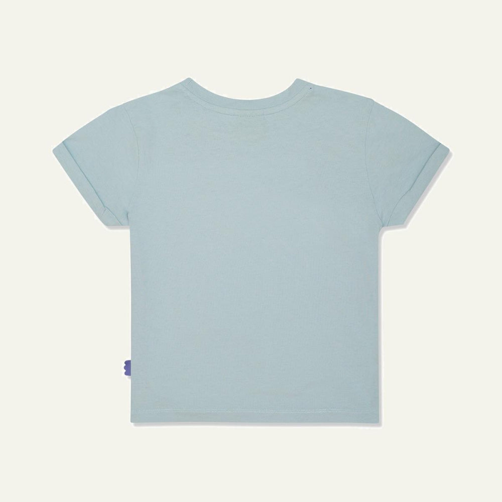 Recycled Cotton Wild Kid T-shirt - Sterling Blue/multi - FINAL SALE