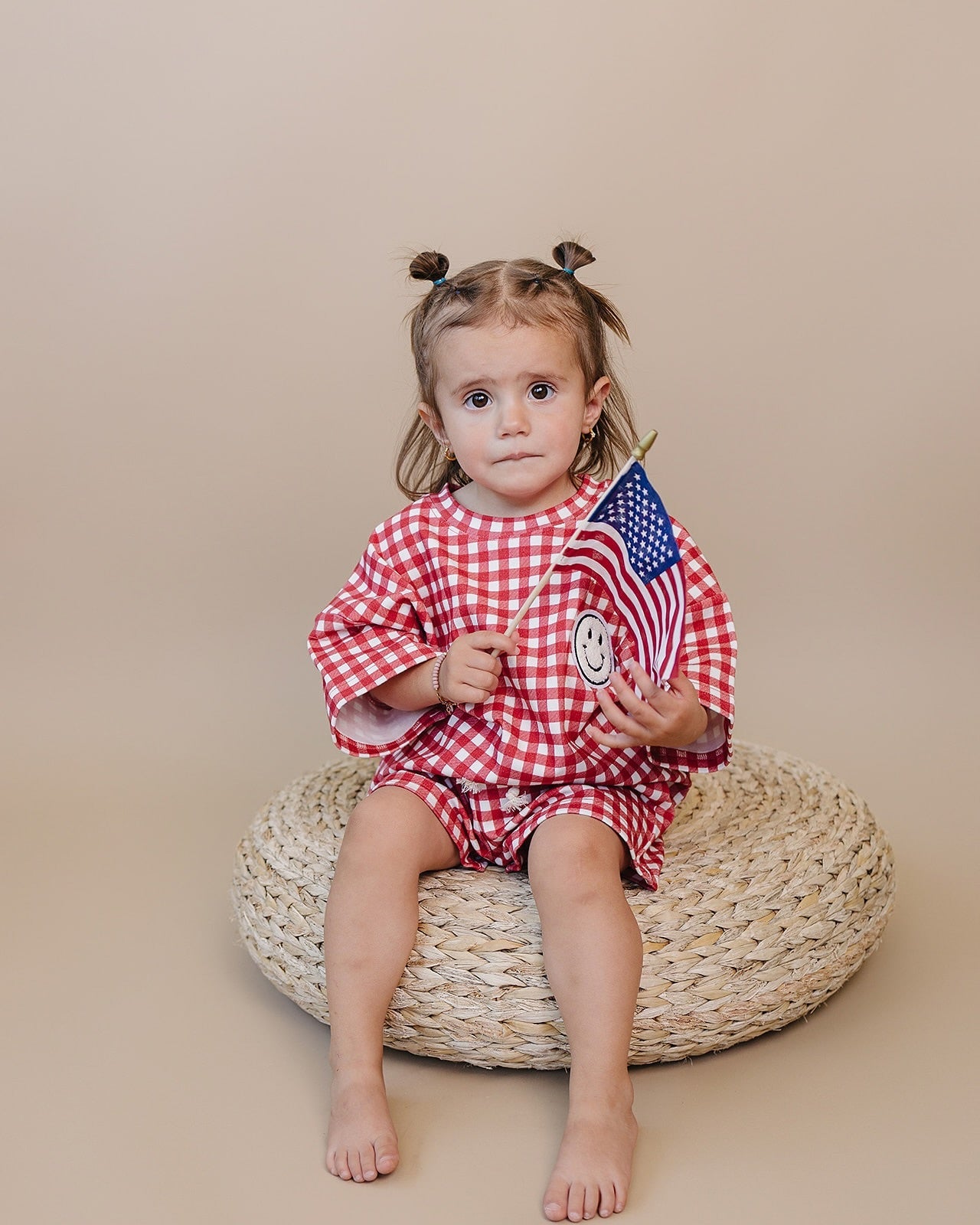Shorts Set | Red Gingham