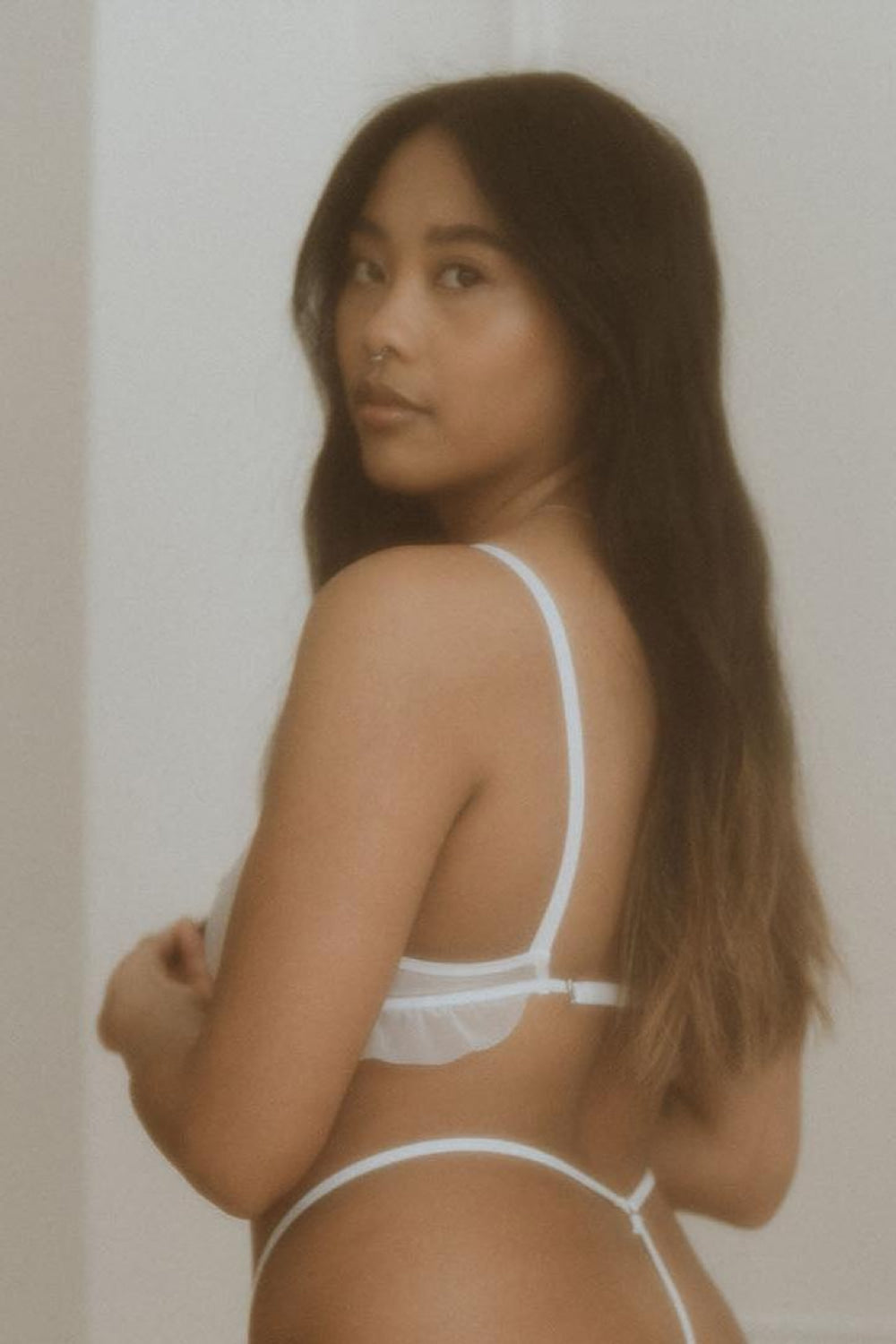 Remi G-String - White - FINAL SALE