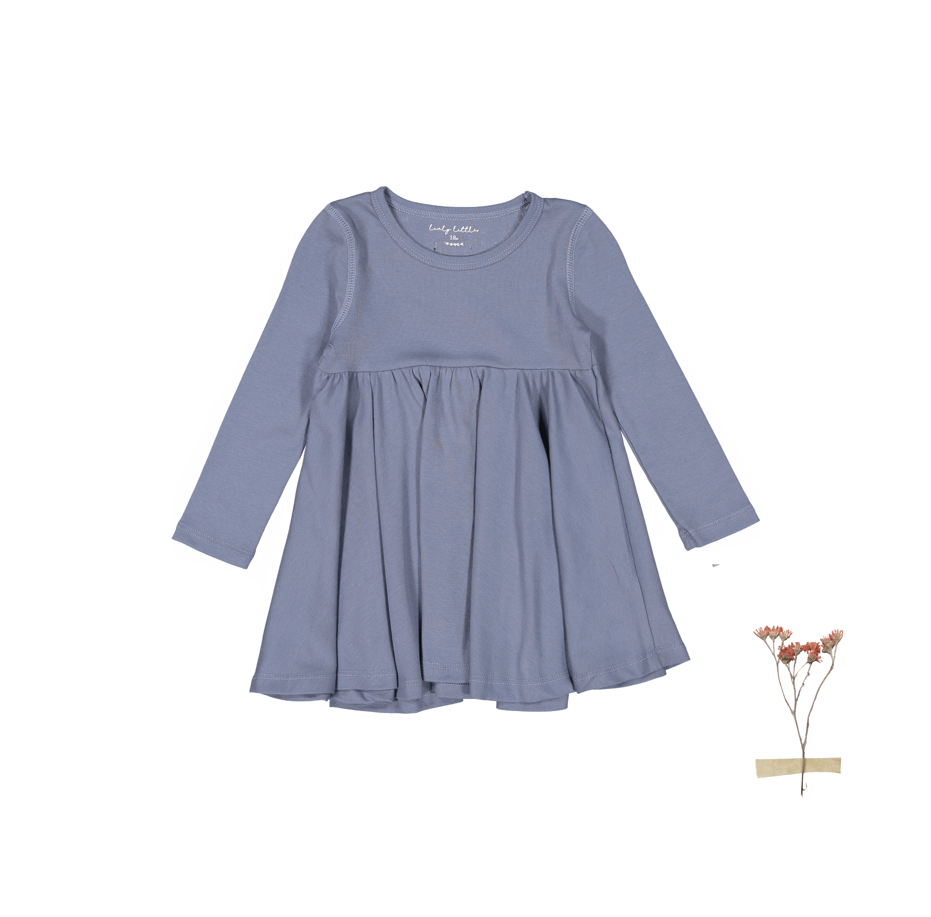 The Long Sleeve Dress - Midnight Long Sleeve Dress Lovely Littles   