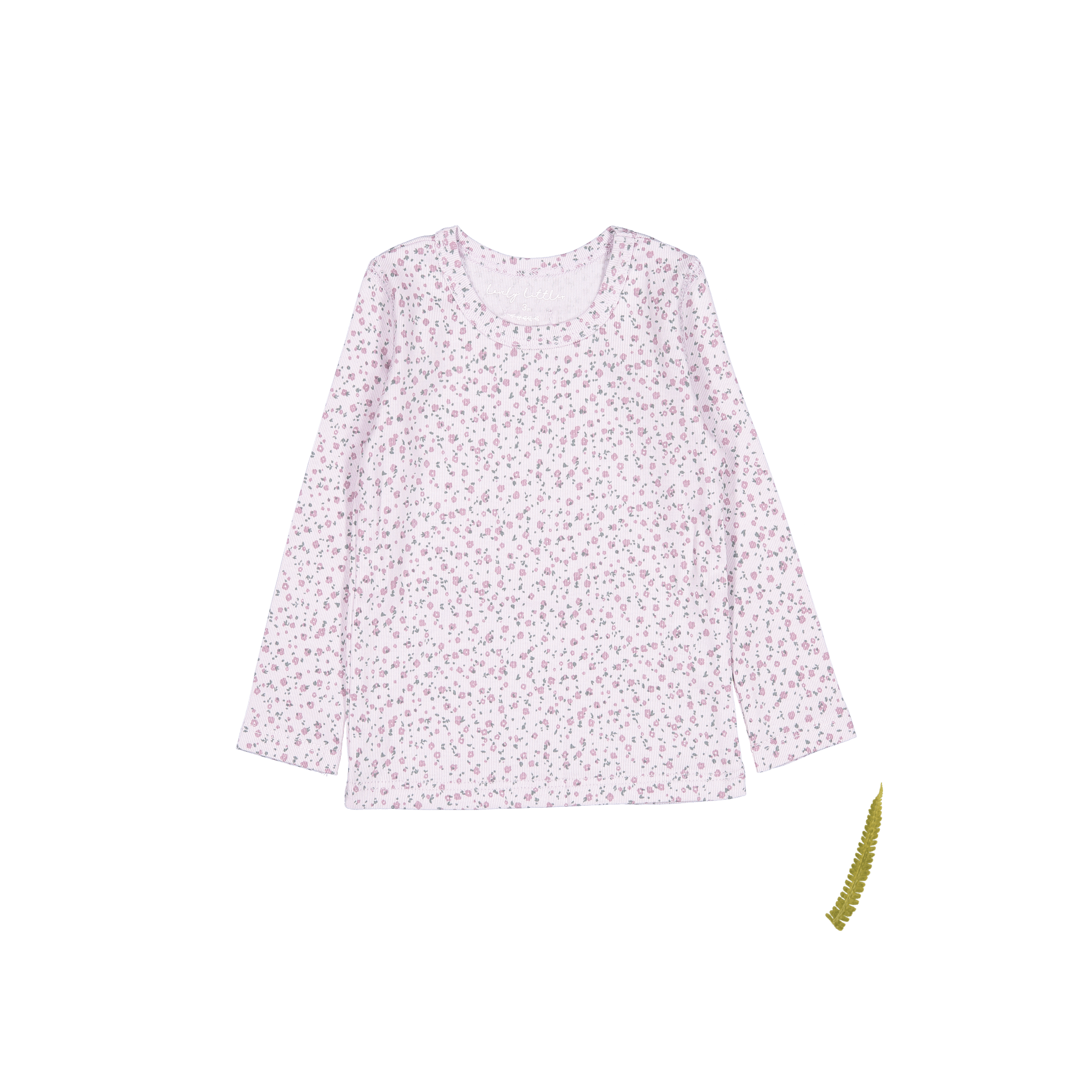 The Printed Long Sleeve Tee - Lilac Bud Long Sleeve Tee Lovely Littles   