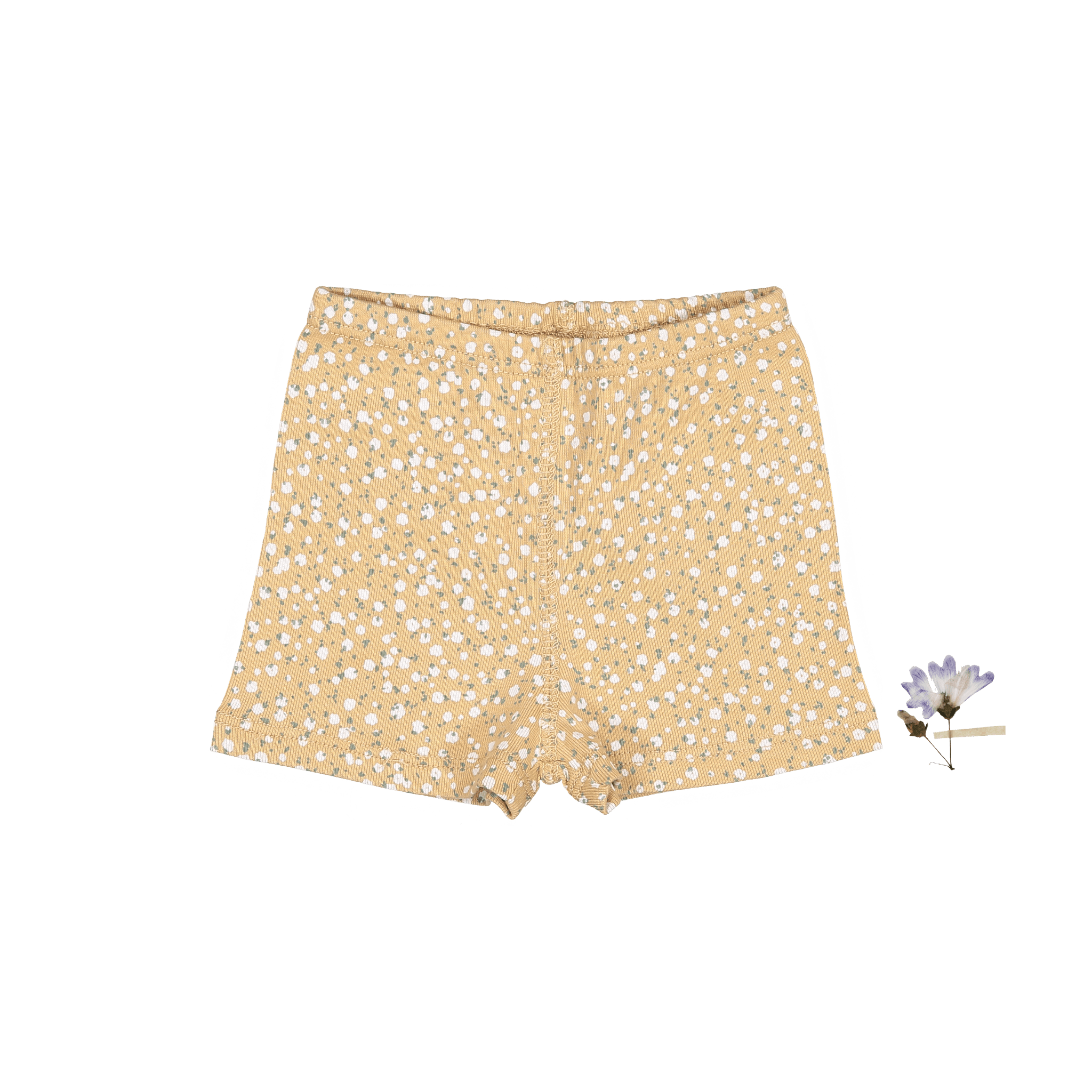 The Printed Short - Tan Bud Shorts Lovely Littles   