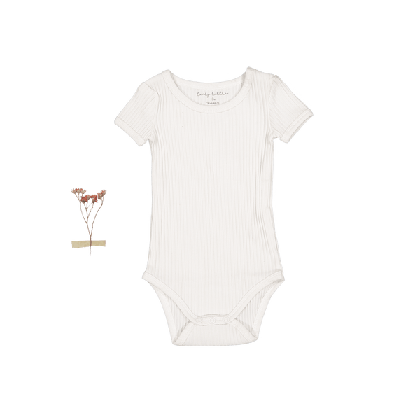 The Short Sleeve Onesie - Pearl