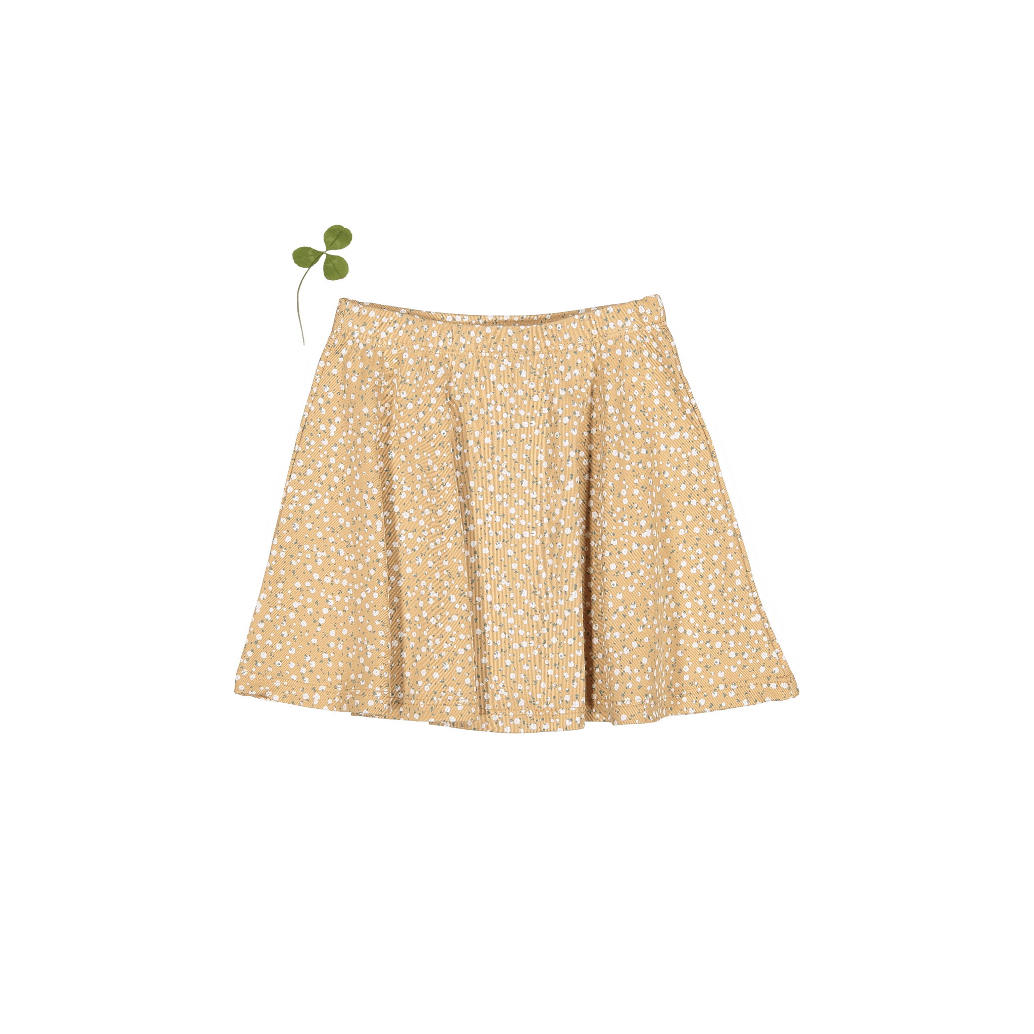 The Printed Skirt - Tan Bud Skirt Lovely Littles   