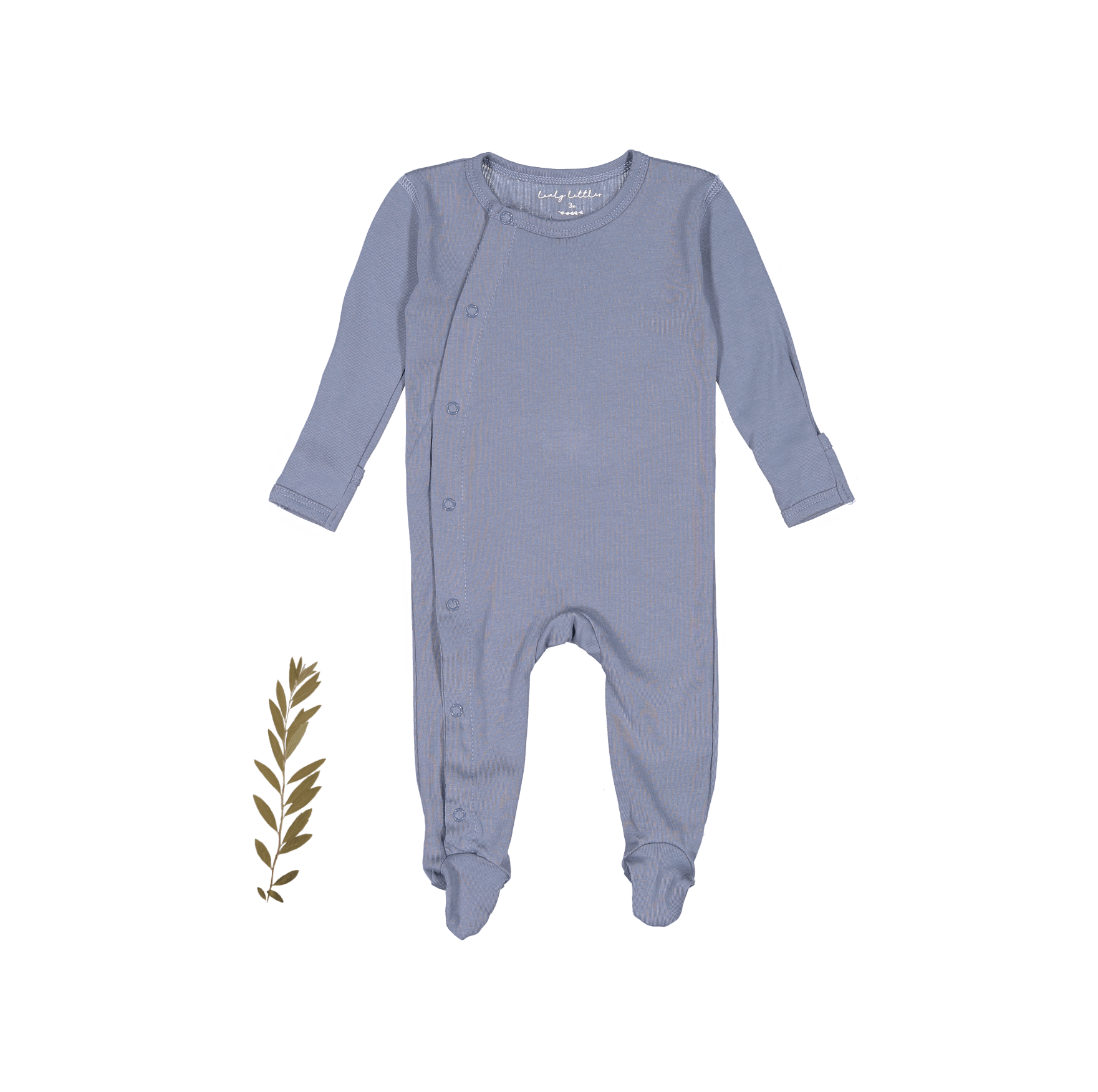 The Snap Romper - Midnight Front Snap Romper Lovely Littles   