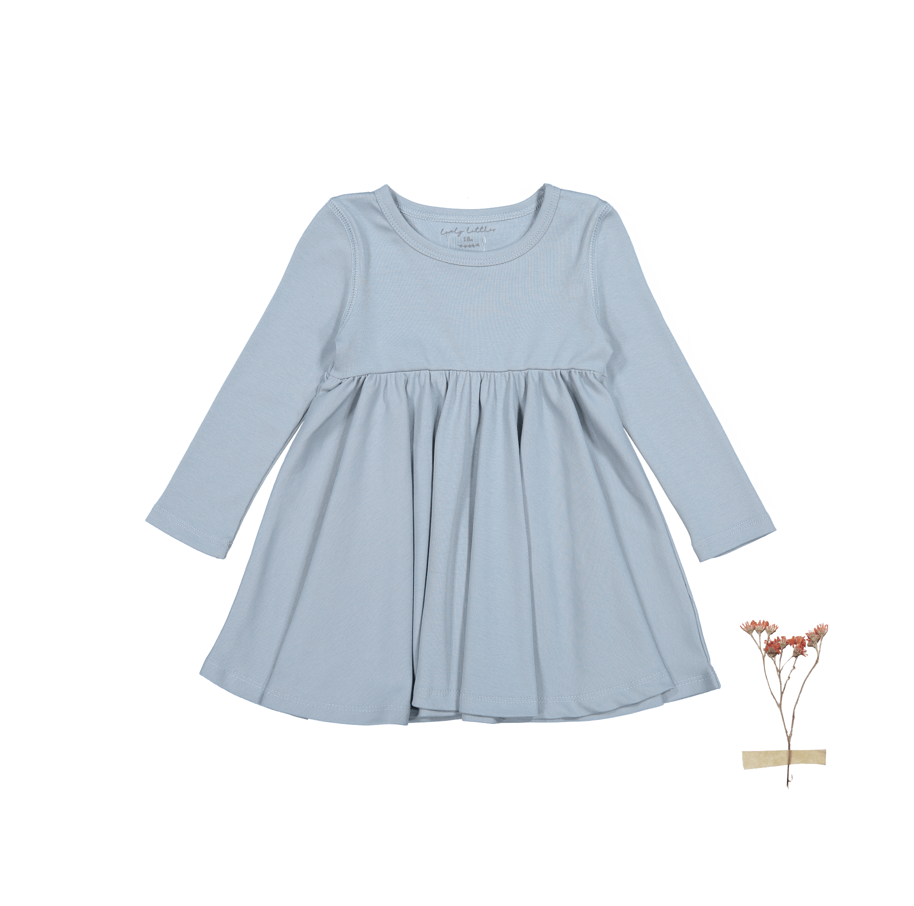 The Long Sleeve Dress - Ocean Long Sleeve Dress Lovely Littles   