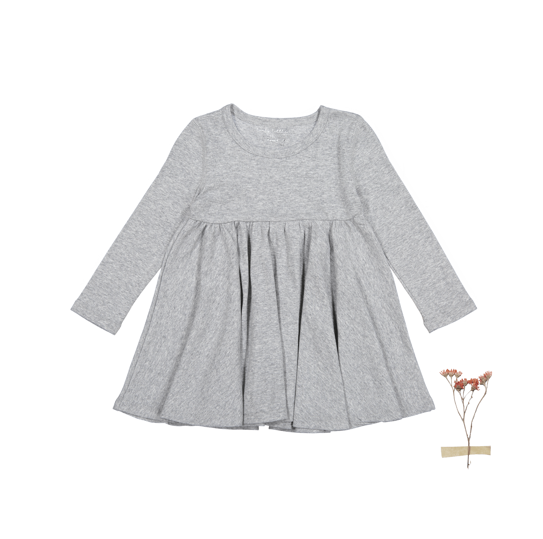 The Long Sleeve Dress - Heather Long Sleeve Dress Lovely Littles   