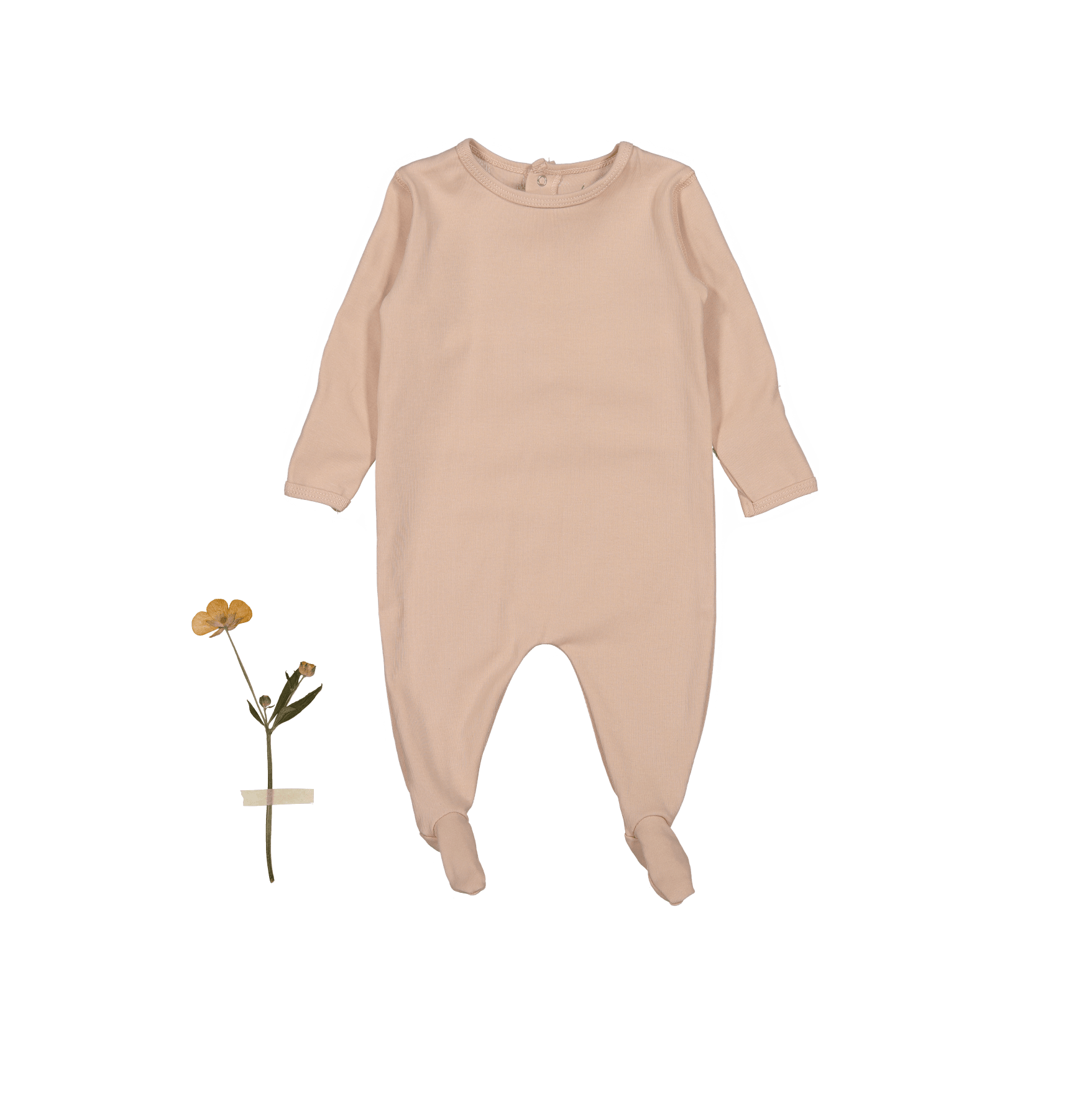 The Romper - Blush Back Snap Romper Lovely Littles   