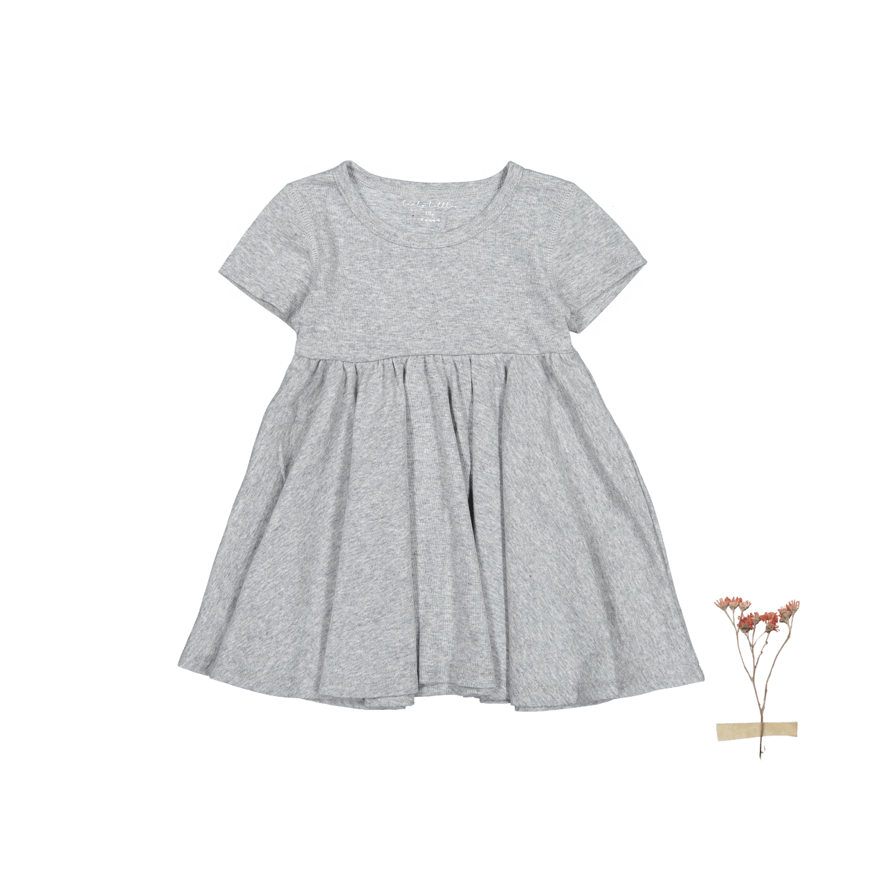 The Short Sleeve Dress - Heather Short Sleeve Dress Lovely Littles   