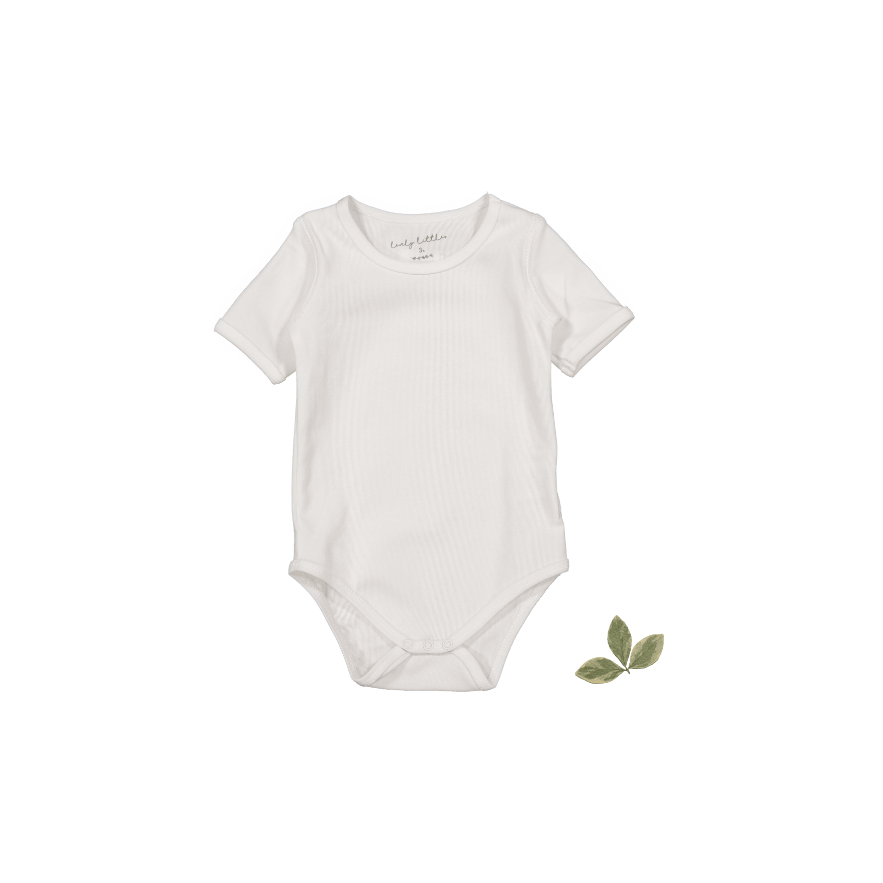 The Short Sleeve Onesie - White Short Sleeve Onesie Lovely Littles   