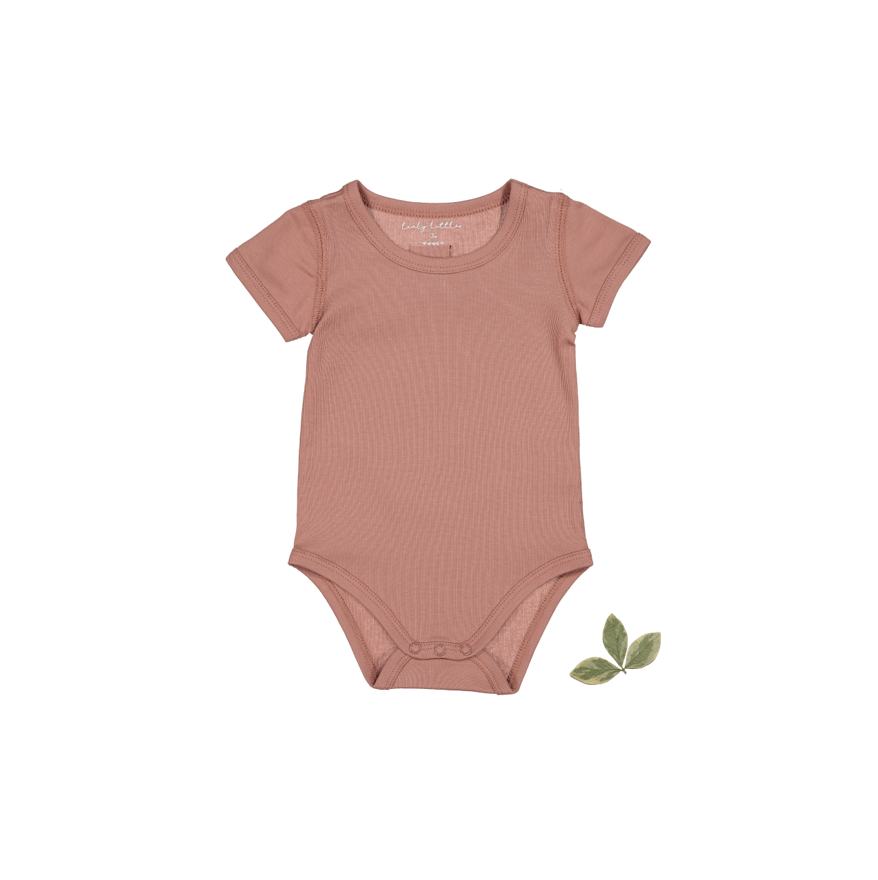 The Short Sleeve Onesie - Rosewood Short Sleeve Onesie Lovely Littles   