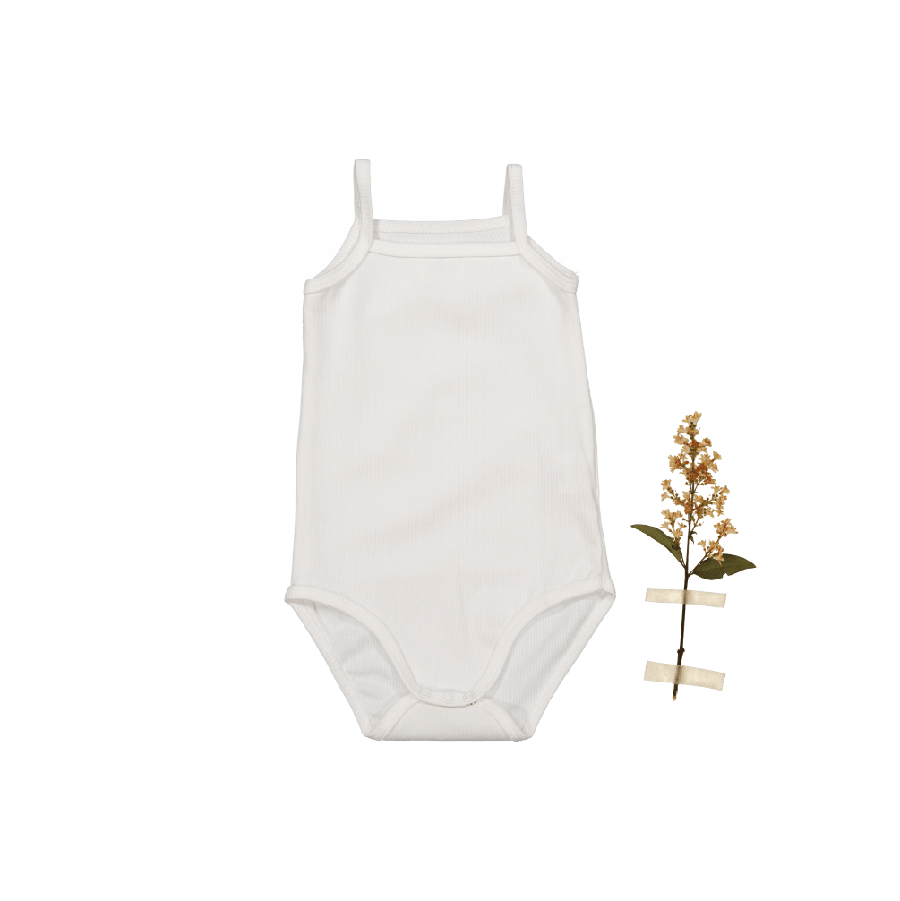 The Tank Onesie - White Tank Onesie Lovely Littles   