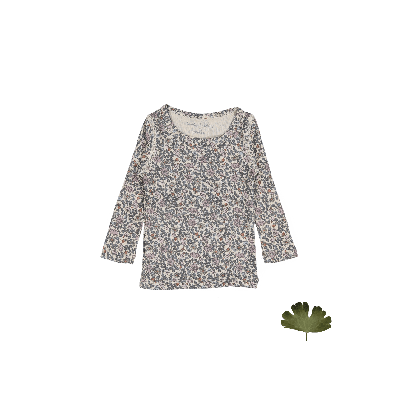 The Printed Long Sleeve Tee - Floral Cotton