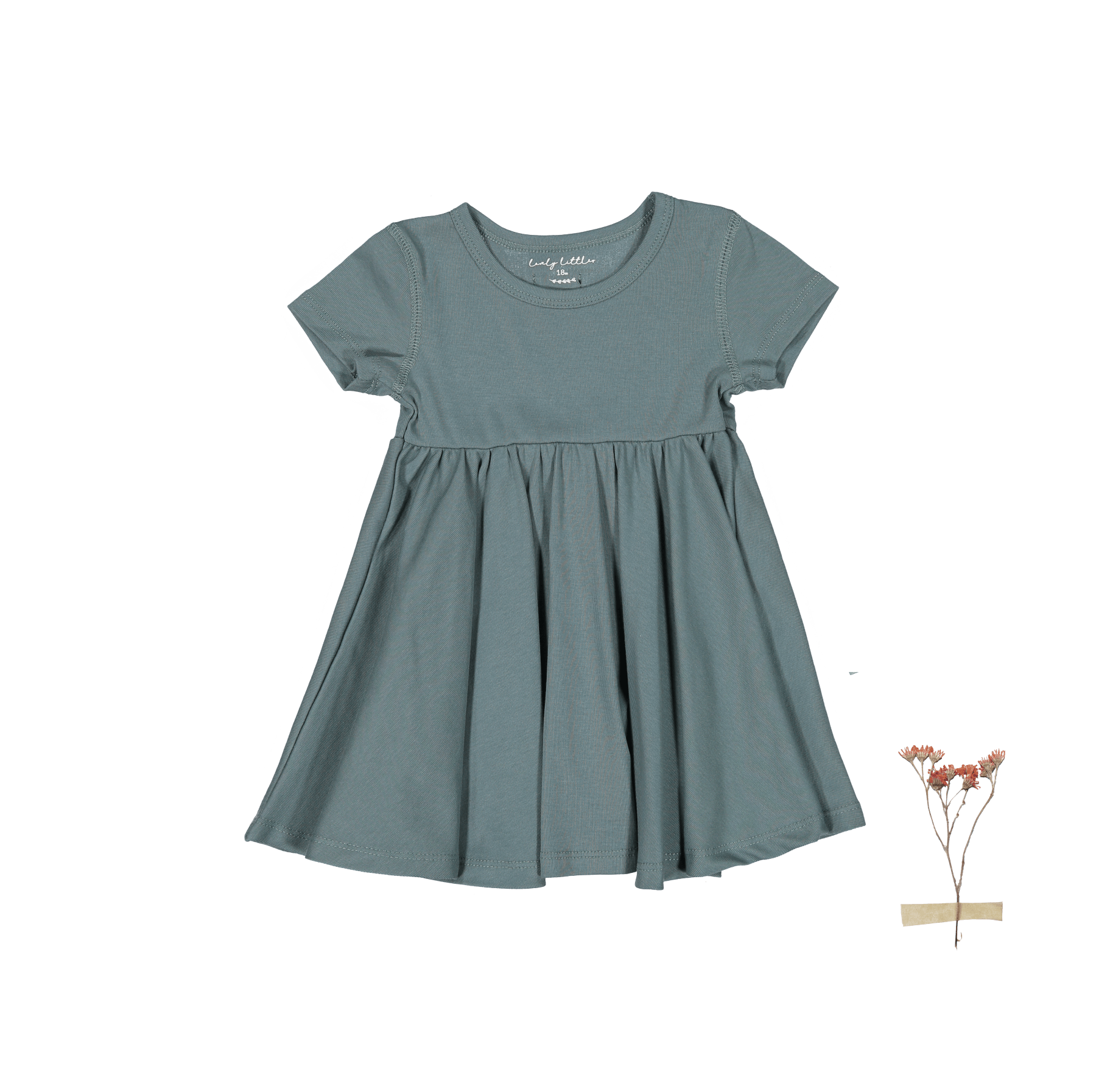 The Short Sleeve Dress - Fern