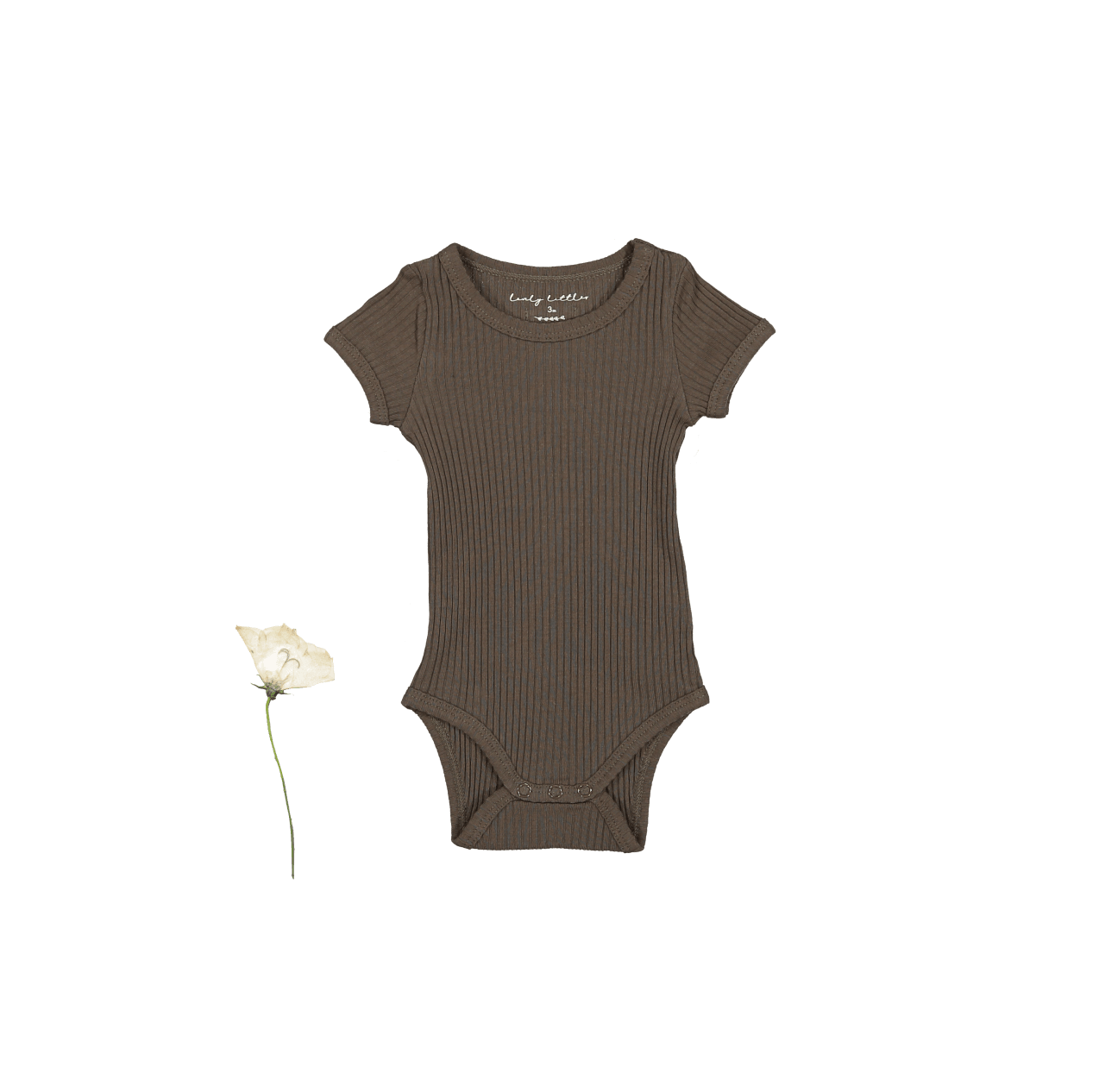 The Short Sleeve Onesie - Cocoa