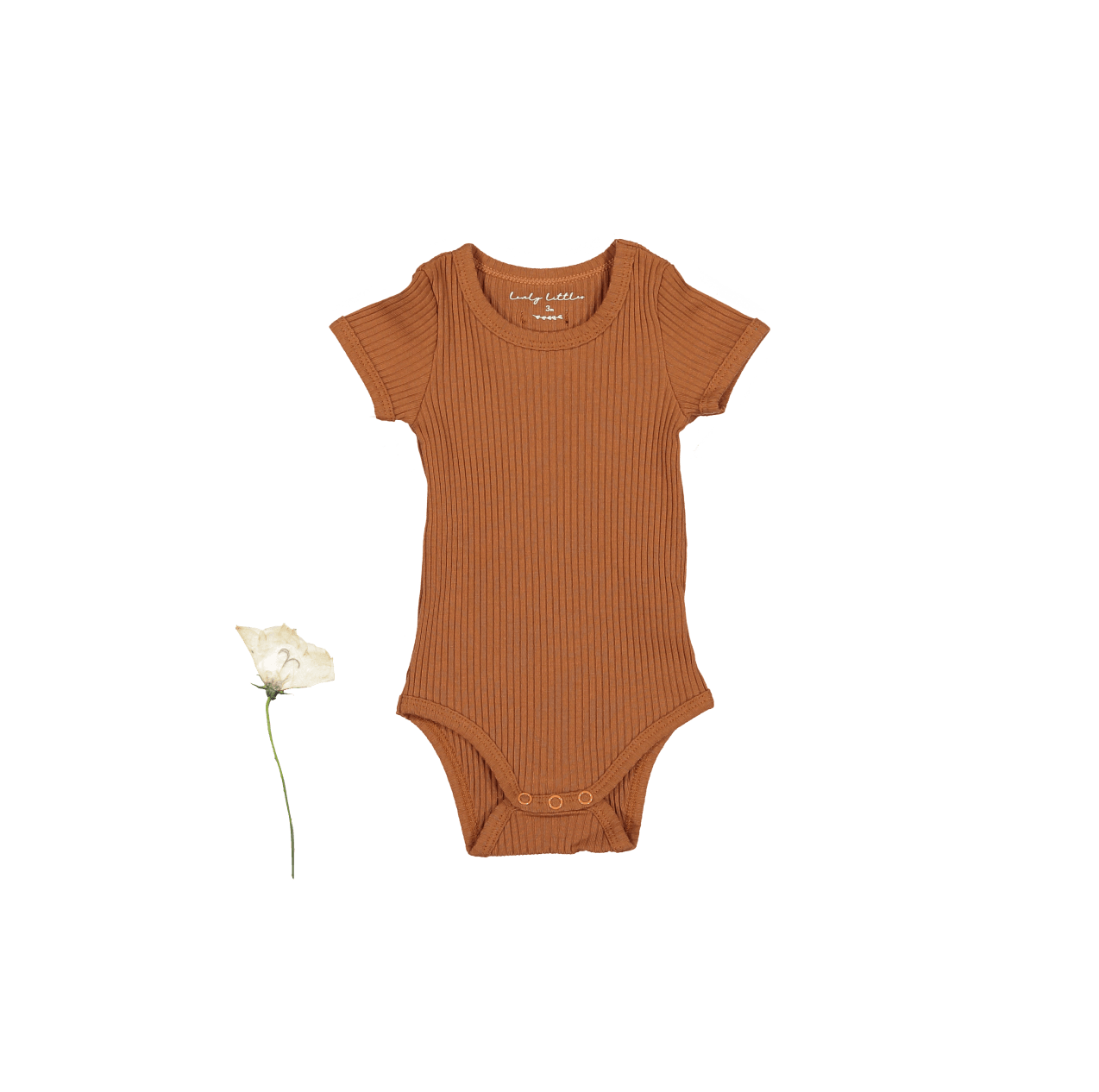 The Short Sleeve Onesie - Caramel