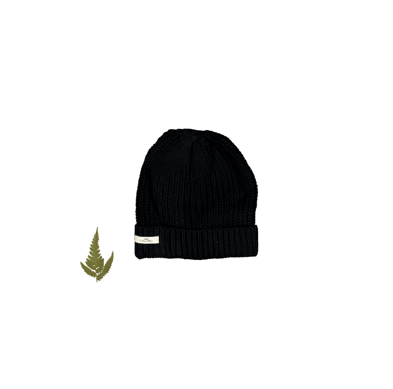 The Chunky Knit Hat - Black Knit Hat Lovely Littles   