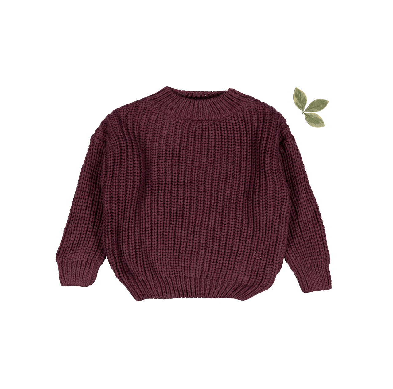 The Chunky Knit Sweater - Mulberry Knit Sweater Lovely Littles   