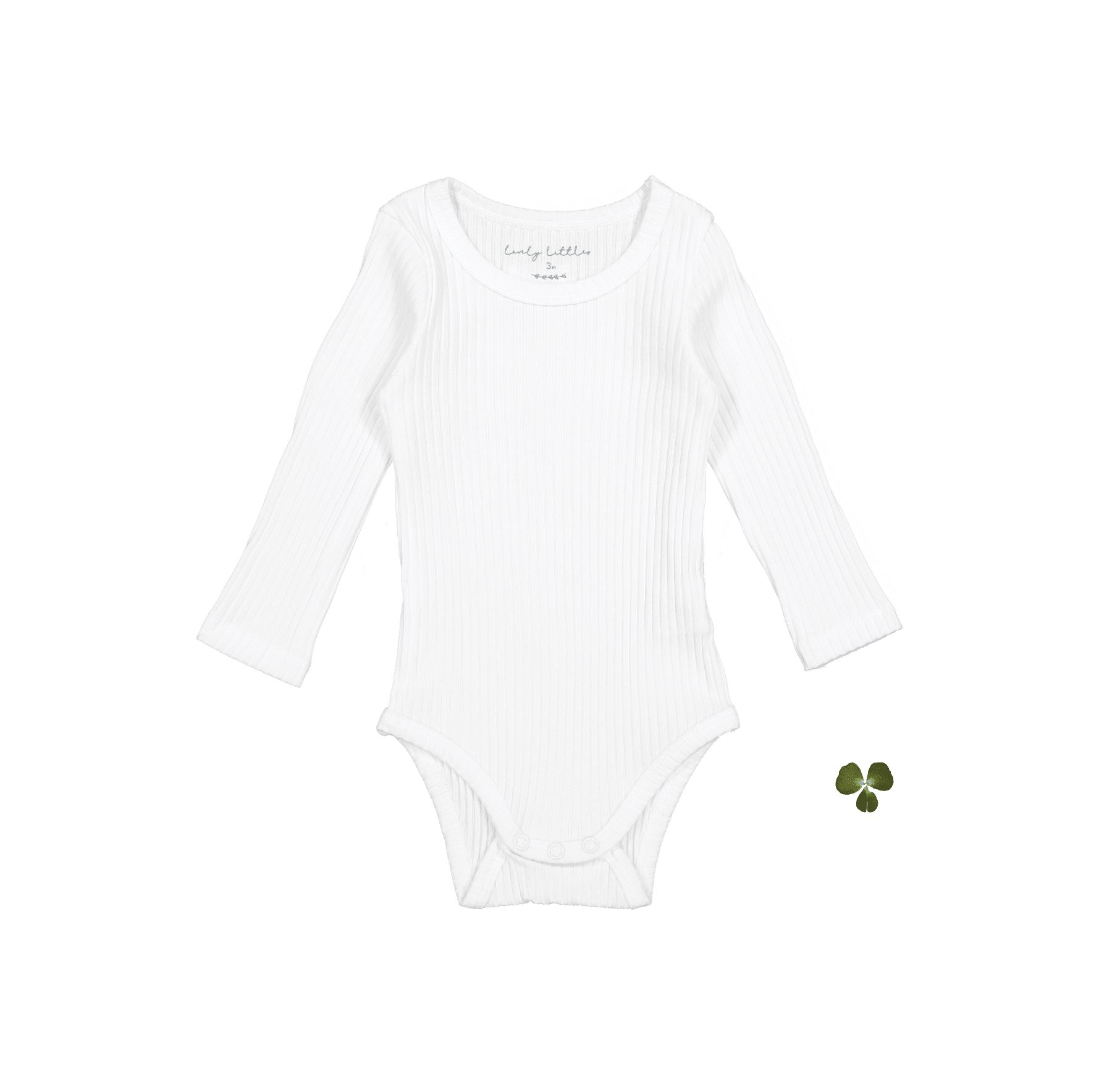 The Long Sleeve Onesie - Bone Long Sleeve Onesie Lovely Littles   