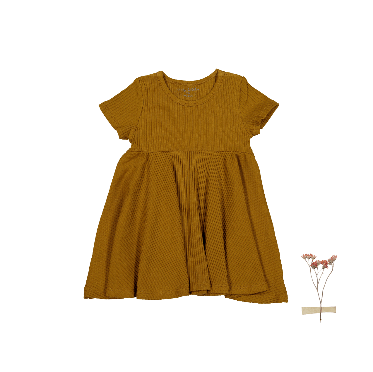 The Short Sleeve Dress - Cider Short Sleeve Dress Lovely Littles   