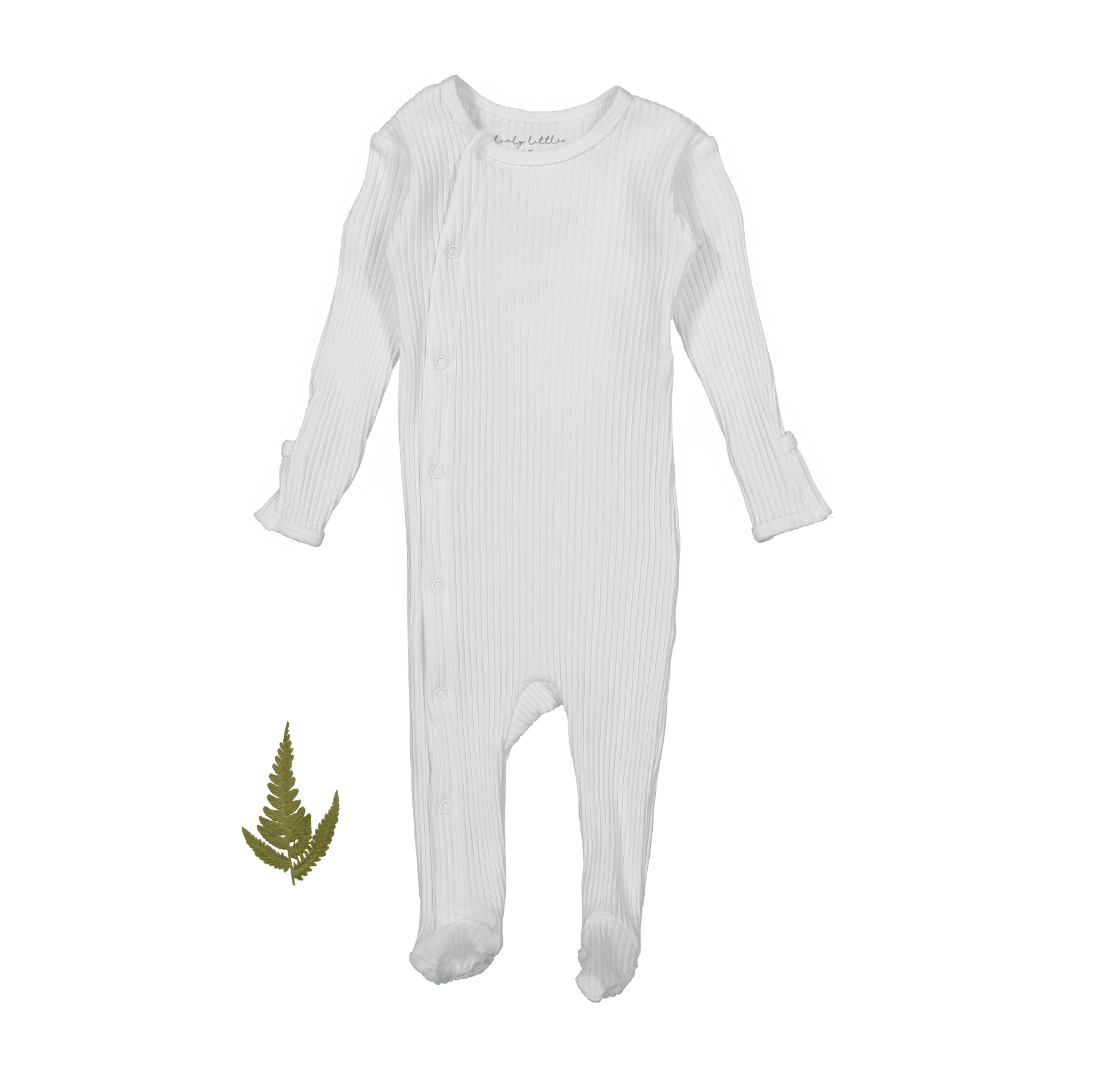 The Snap Romper - Bone Front Snap Romper Lovely Littles   