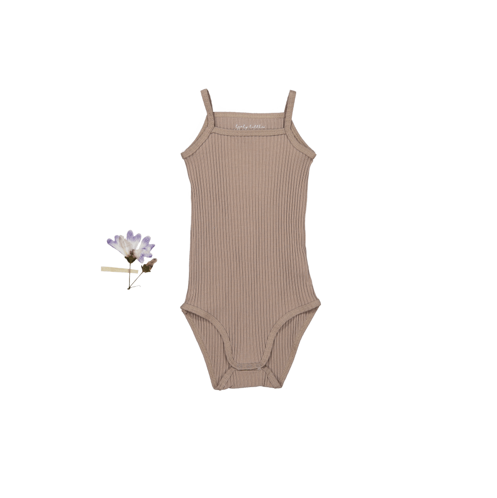 The Tank Onesie - Taupe Tank Onesie Lovely Littles   