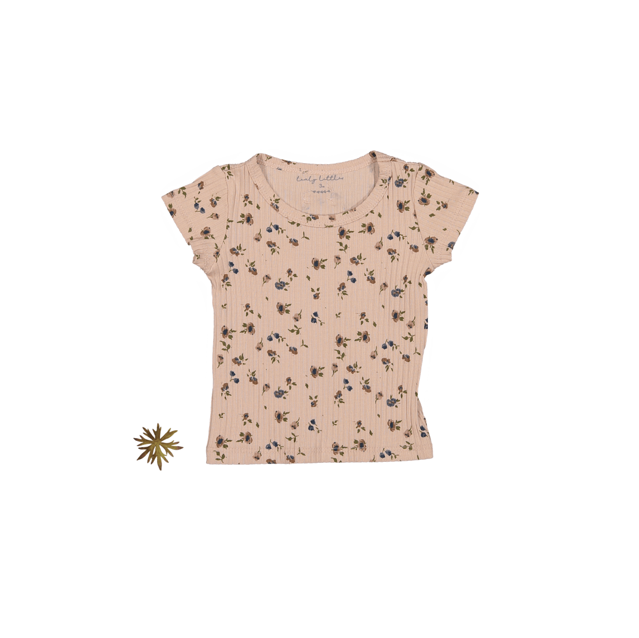 The Printed Short Sleeve Tee - Floral Blush Short Sleeve Tee Lovely Littles   