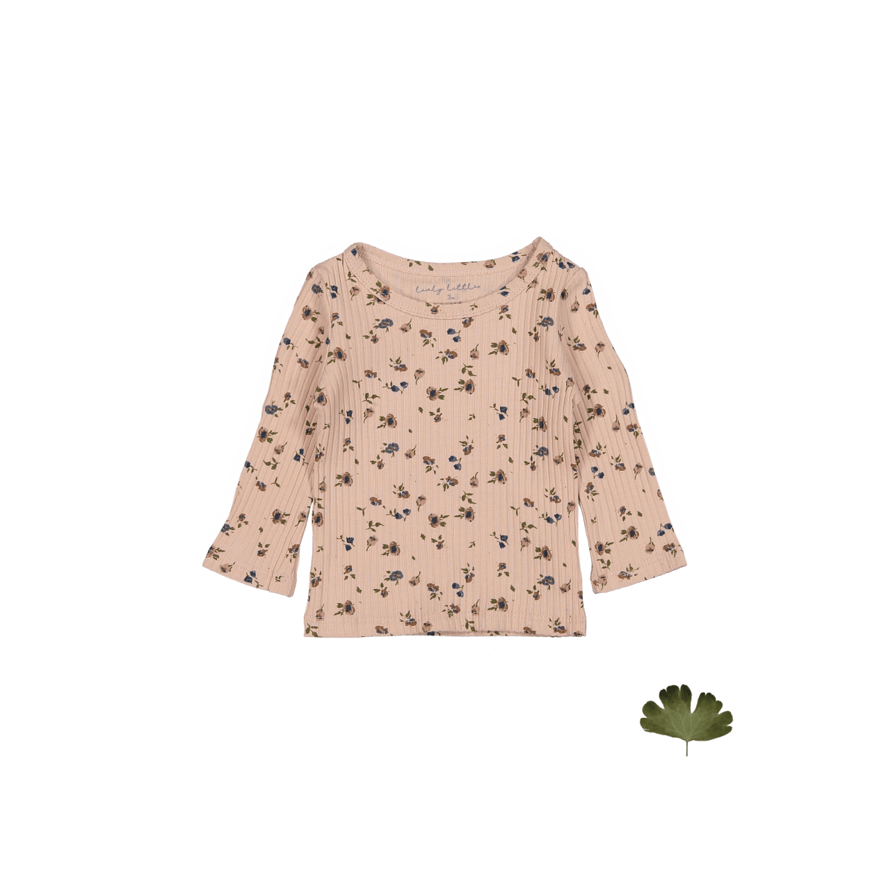 The Printed Long Sleeve Tee - Floral Blush Long Sleeve Tee Lovely Littles   