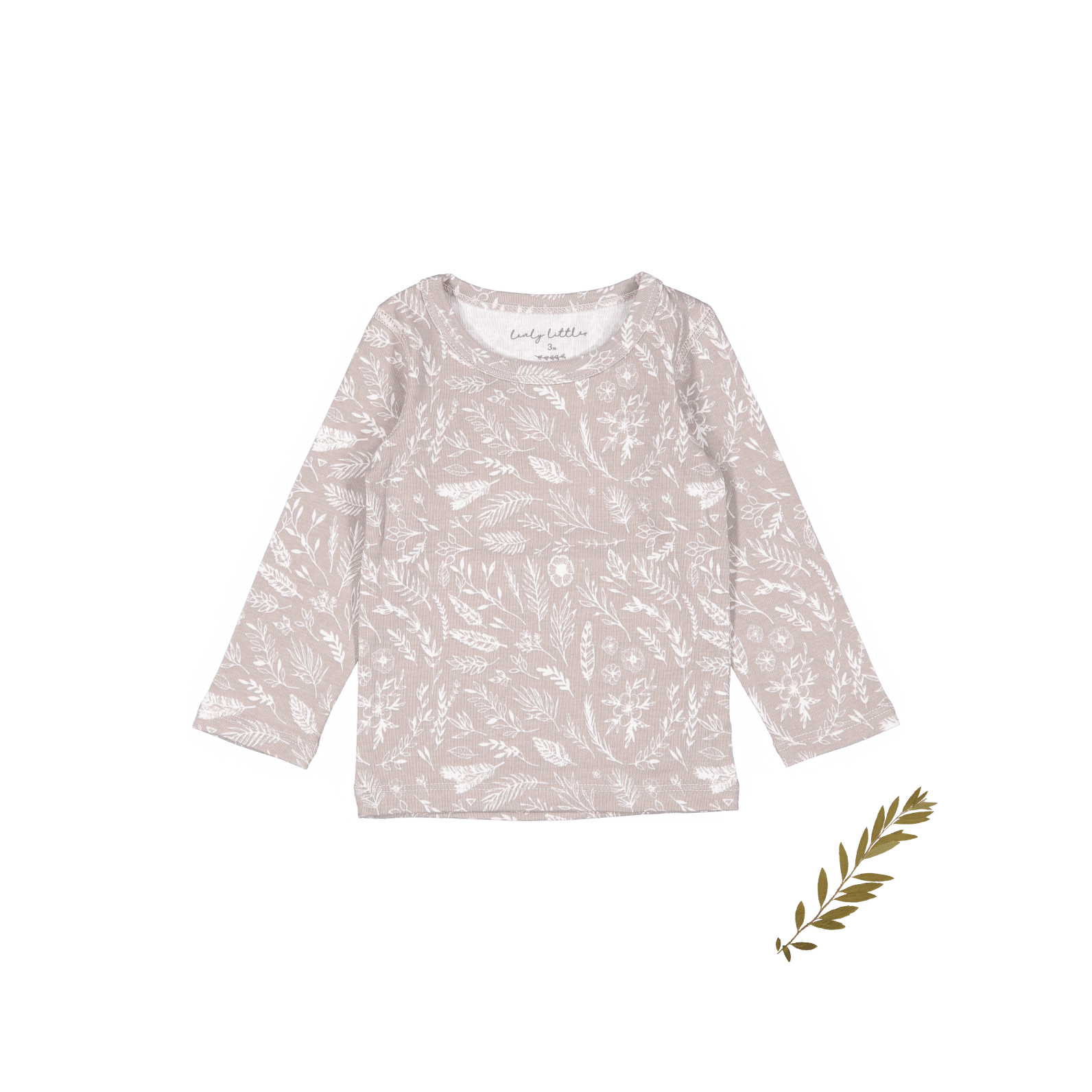 The Printed Long Sleeve Tee - Signature Long Sleeve Tee Lovely Littles   