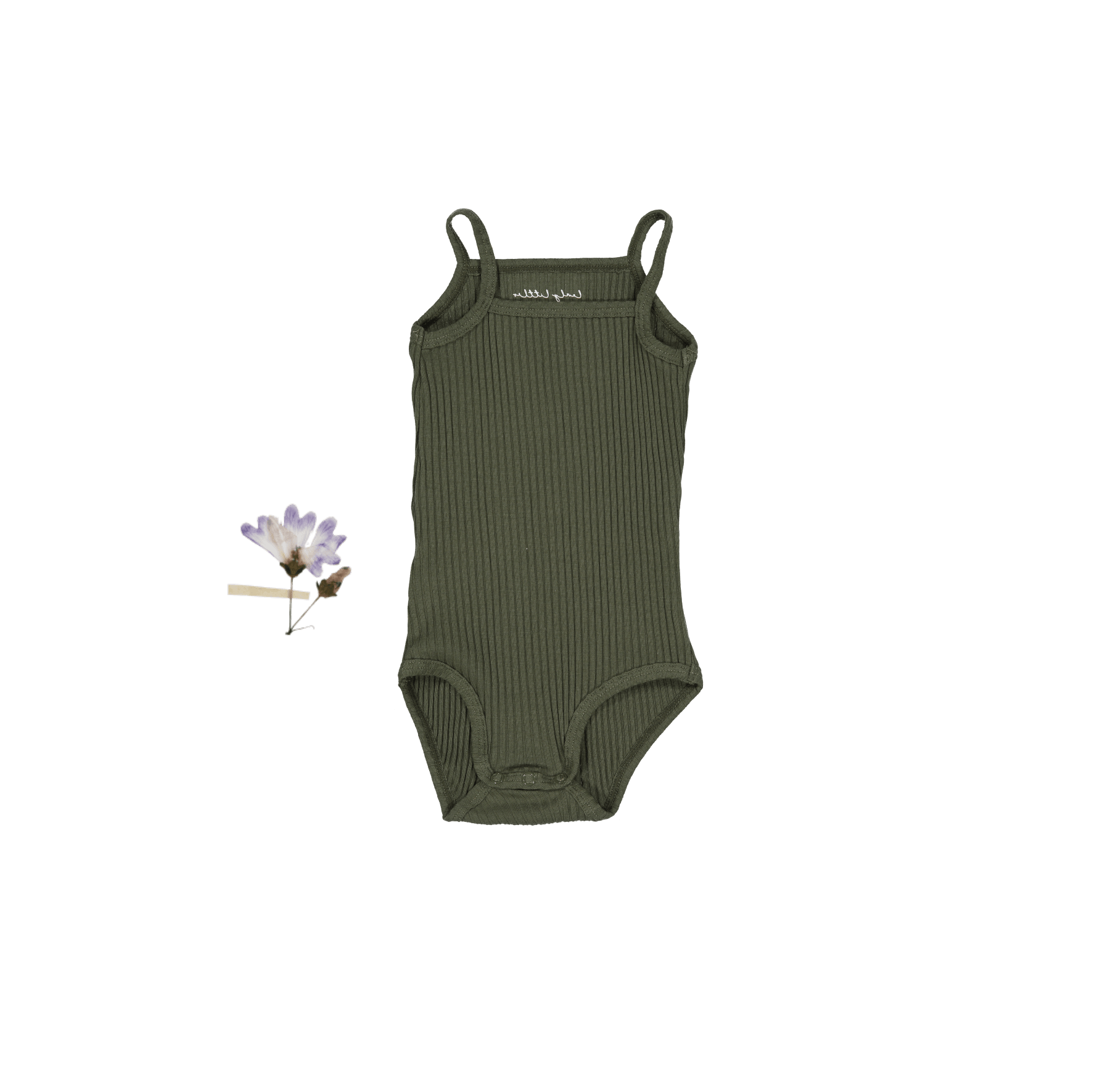 The Tank Onesie - Moss Tank Onesie Lovely Littles   