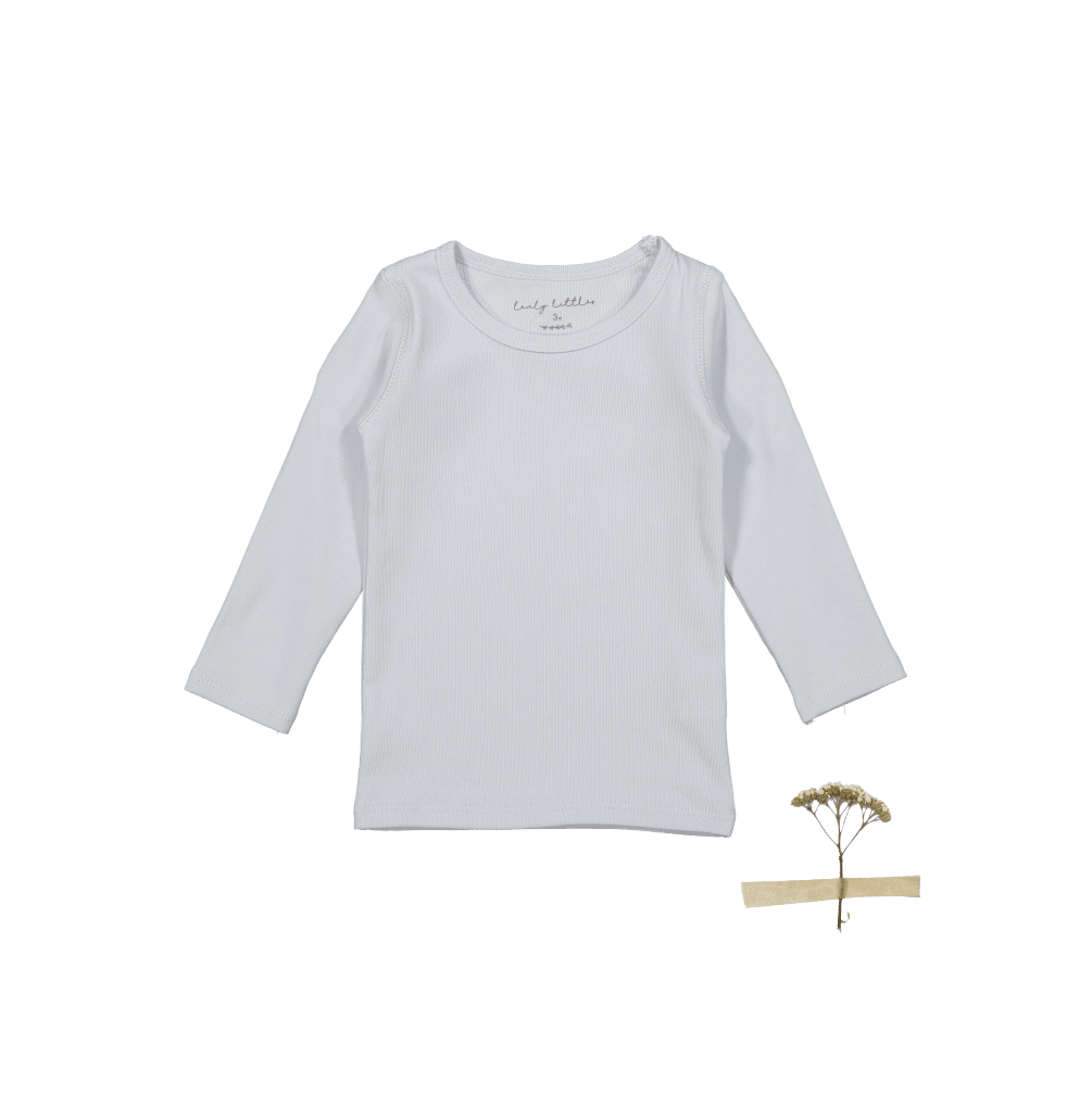 The Long Sleeve Tee - Sky Long Sleeve Tee Lovely Littles   