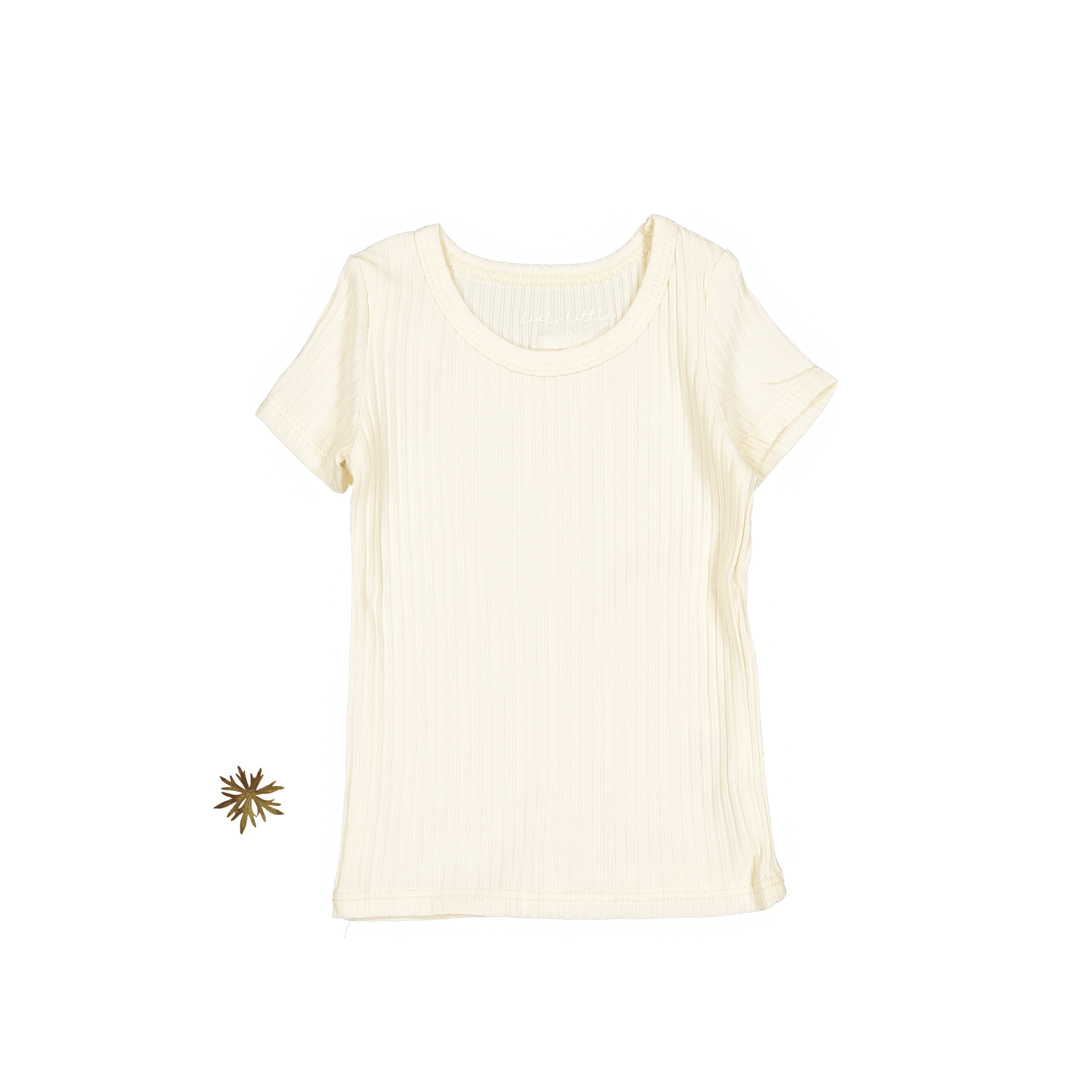 The Short Sleeve Tee - Butter Short Sleeve Tee Lovely Littles   