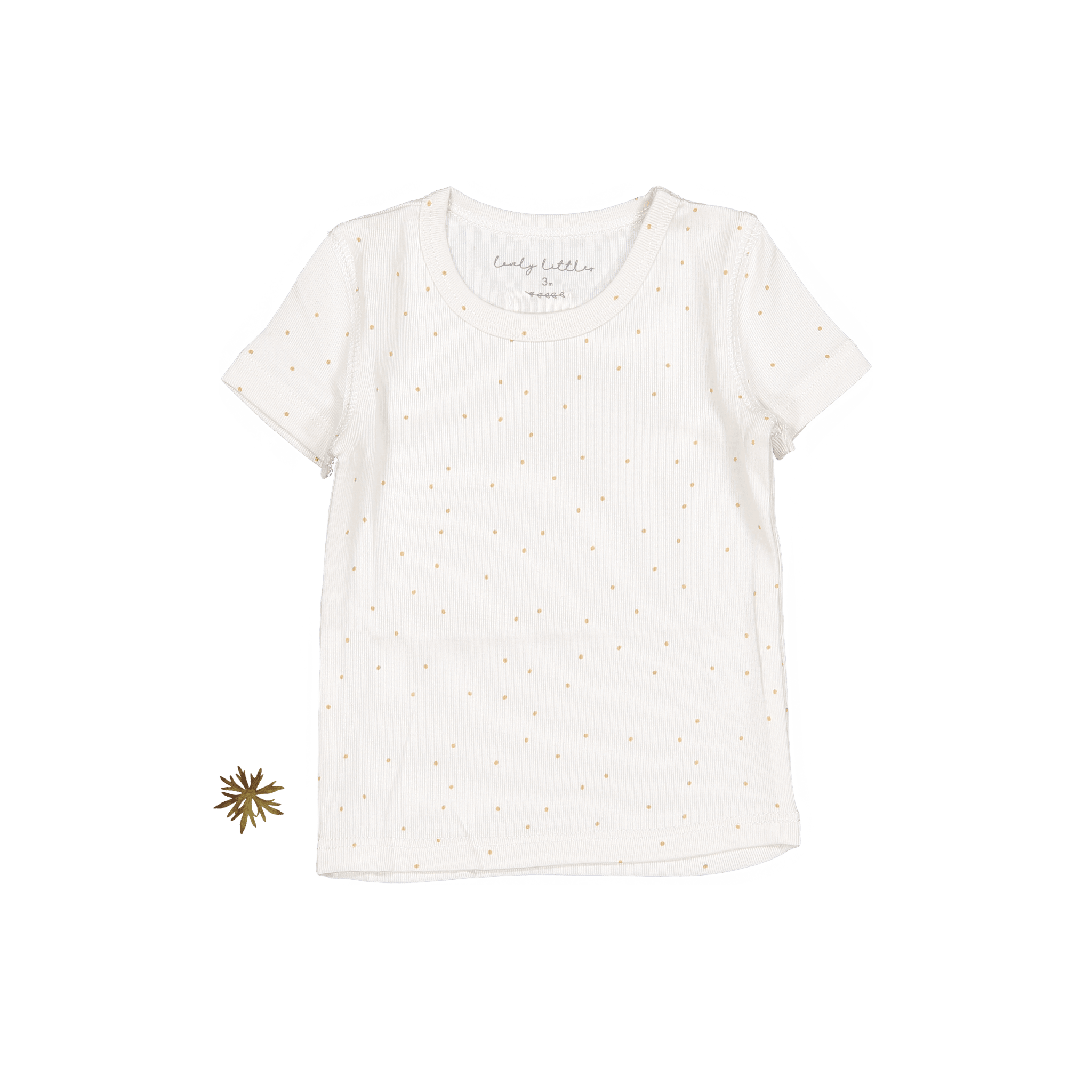 The Printed Short Sleeve Tee - Pearl Dot Short Sleeve Tee Lovely Littles   