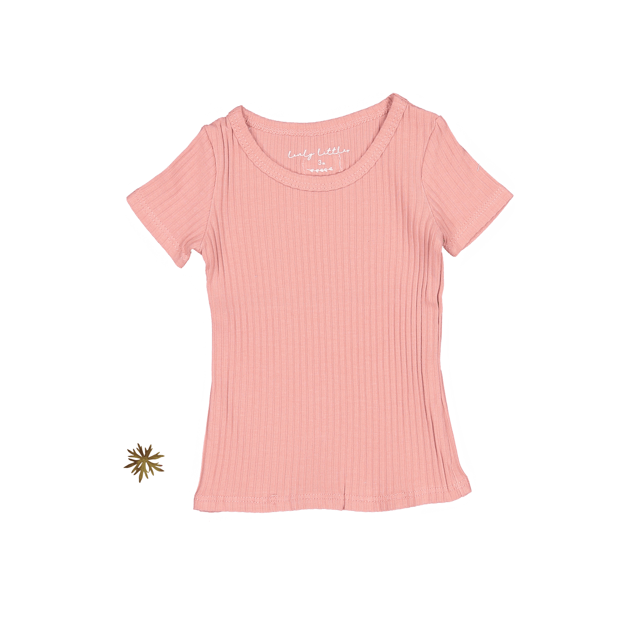 The Short Sleeve Tee - Rose Short Sleeve Tee Lovely Littles   