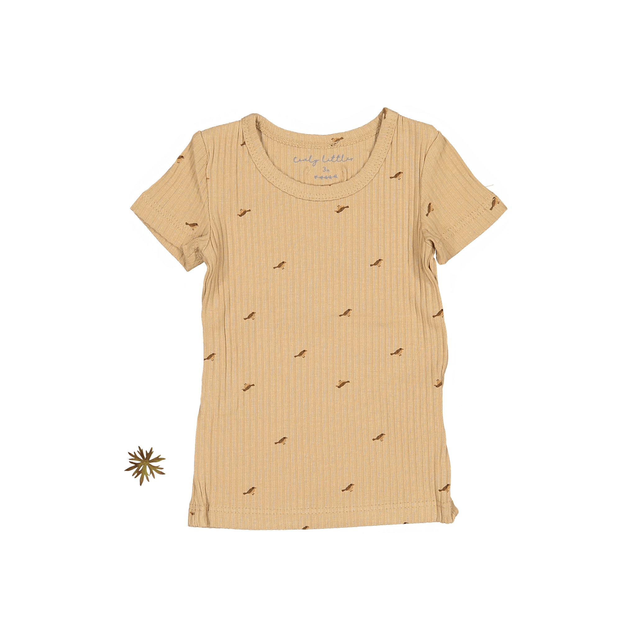 The Printed Short Sleeve Tee - Birdsong Short Sleeve Tee Lovely Littles   