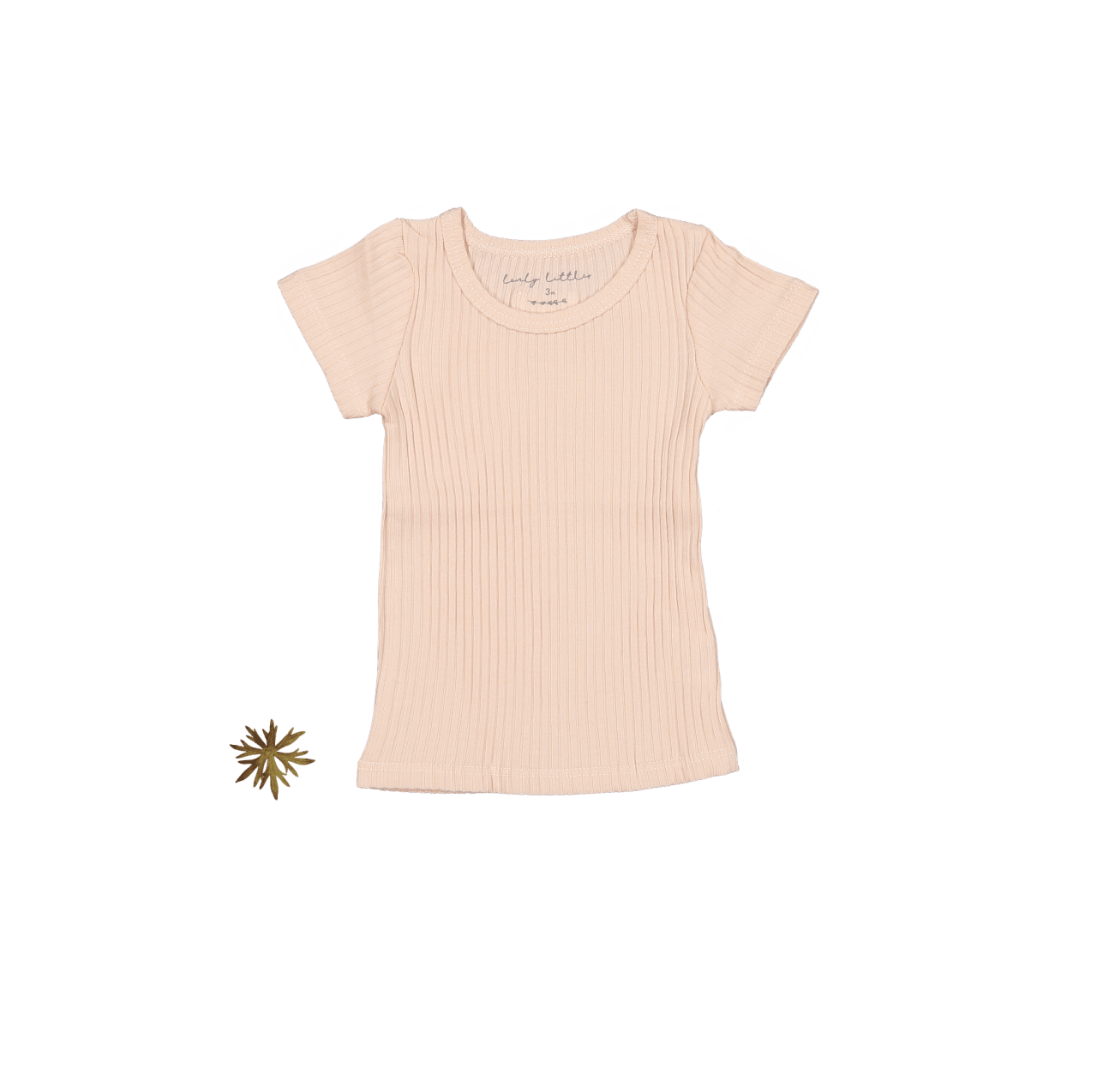 The Short Sleeve Tee - Powder Short Sleeve Tee Lovely Littles   