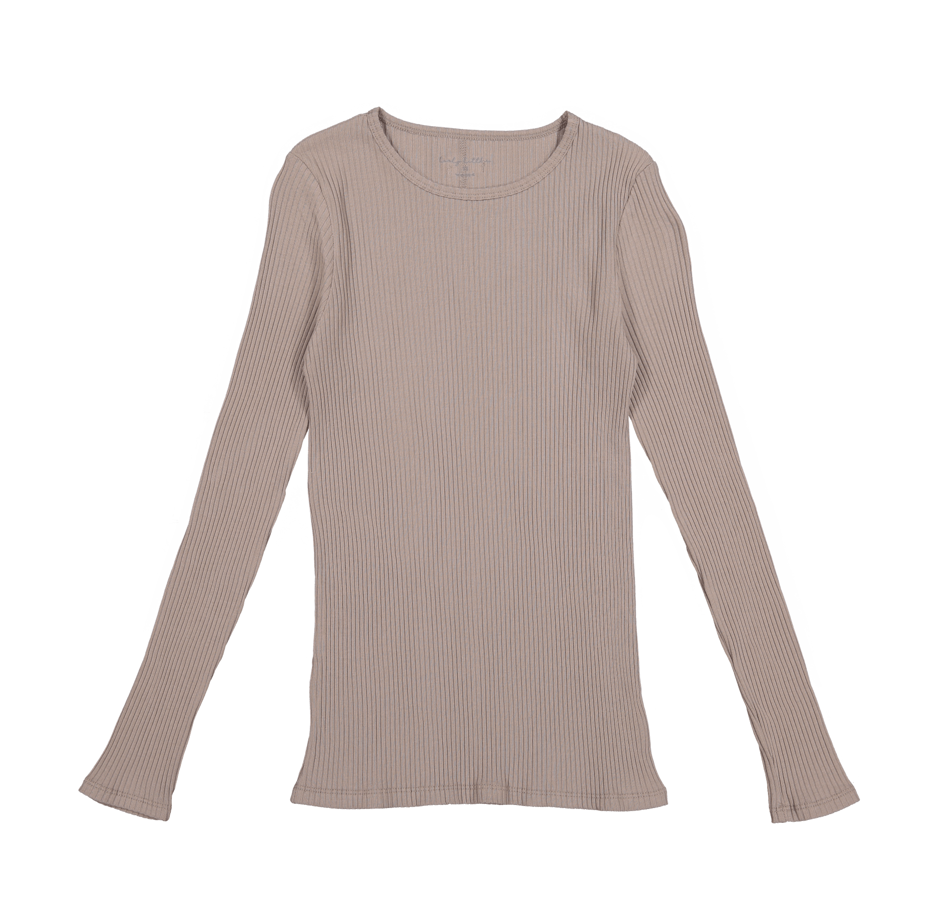 The Womens Tee - Taupe Long Sleeve Tee Lovely Littles   