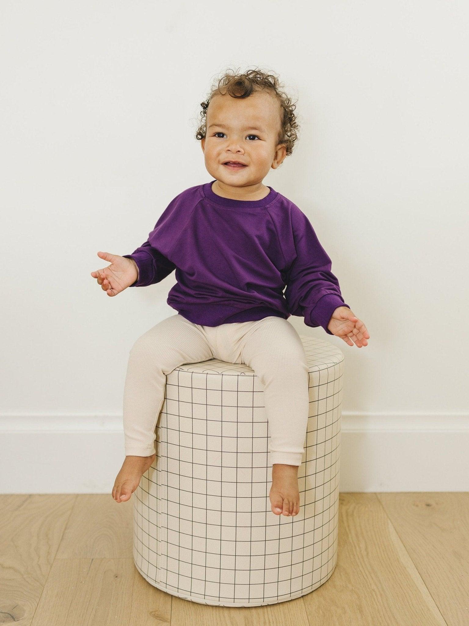 Cozy Ribbed Bamboo Leggings for Kids