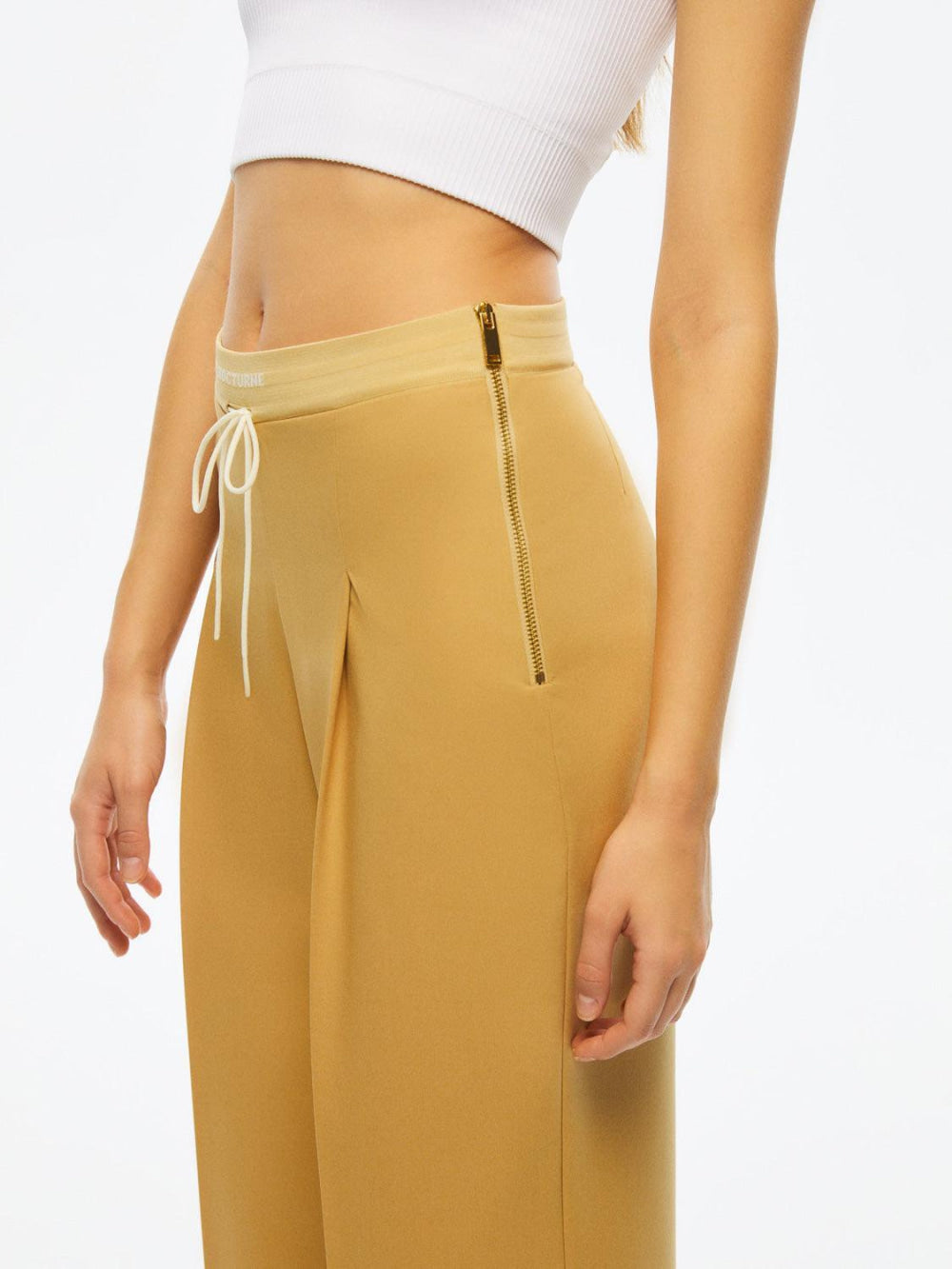 Ribbed Pants - Camel