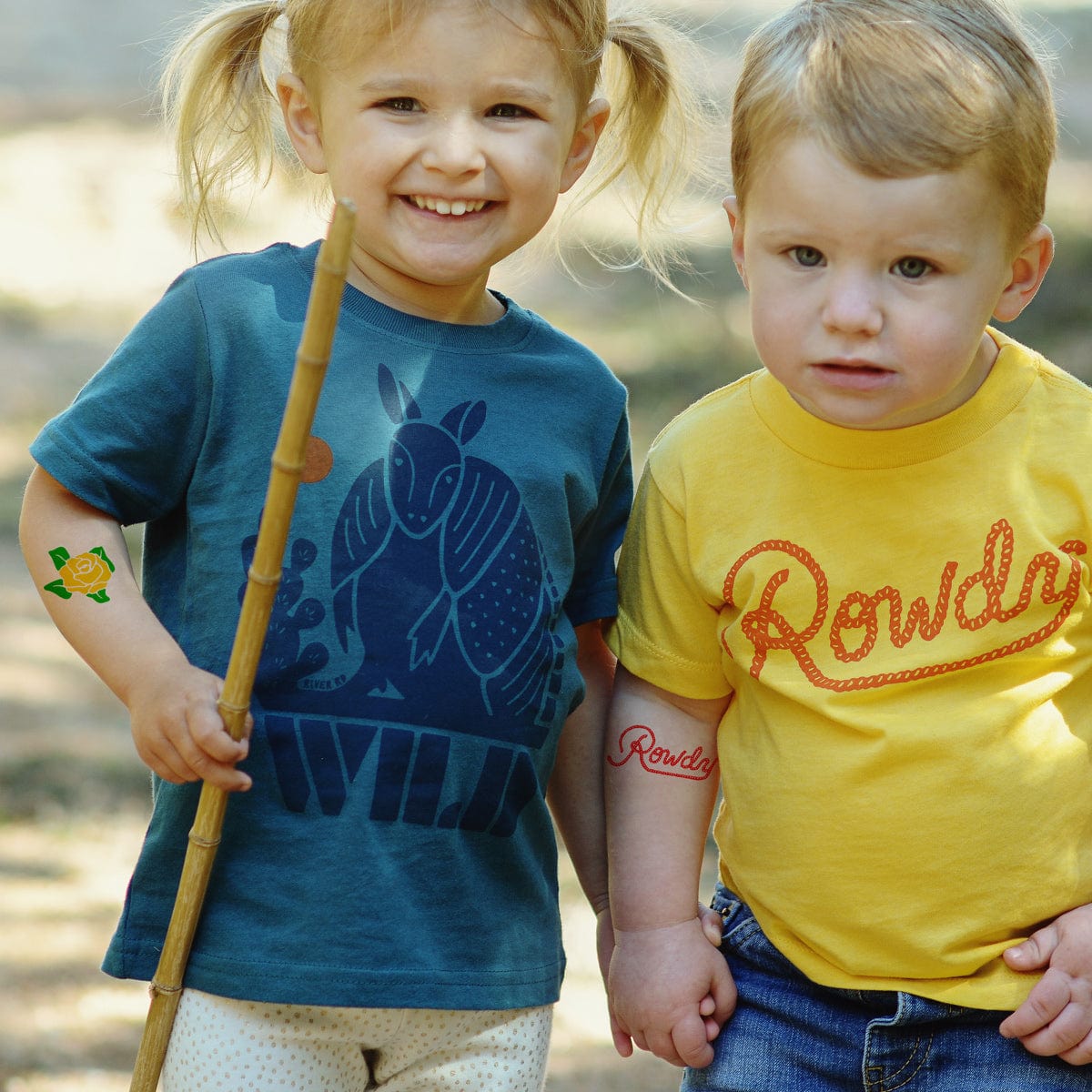 Yellow Rose Temporary Tattoo