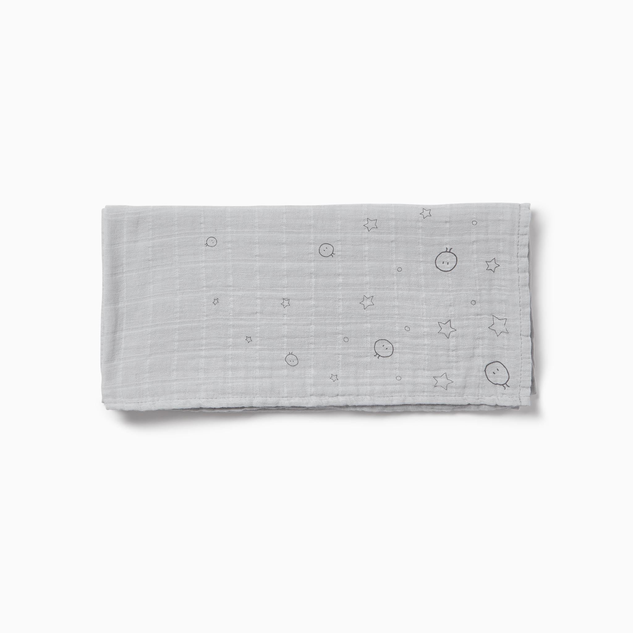 Baby Muslin Blanket - Grey