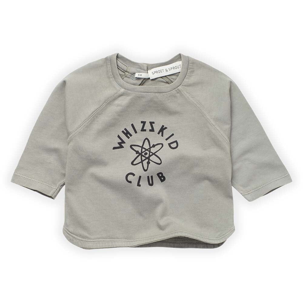 Whizzkid Club Raglan T-Shirt - Storm Grey - FINAL SALE