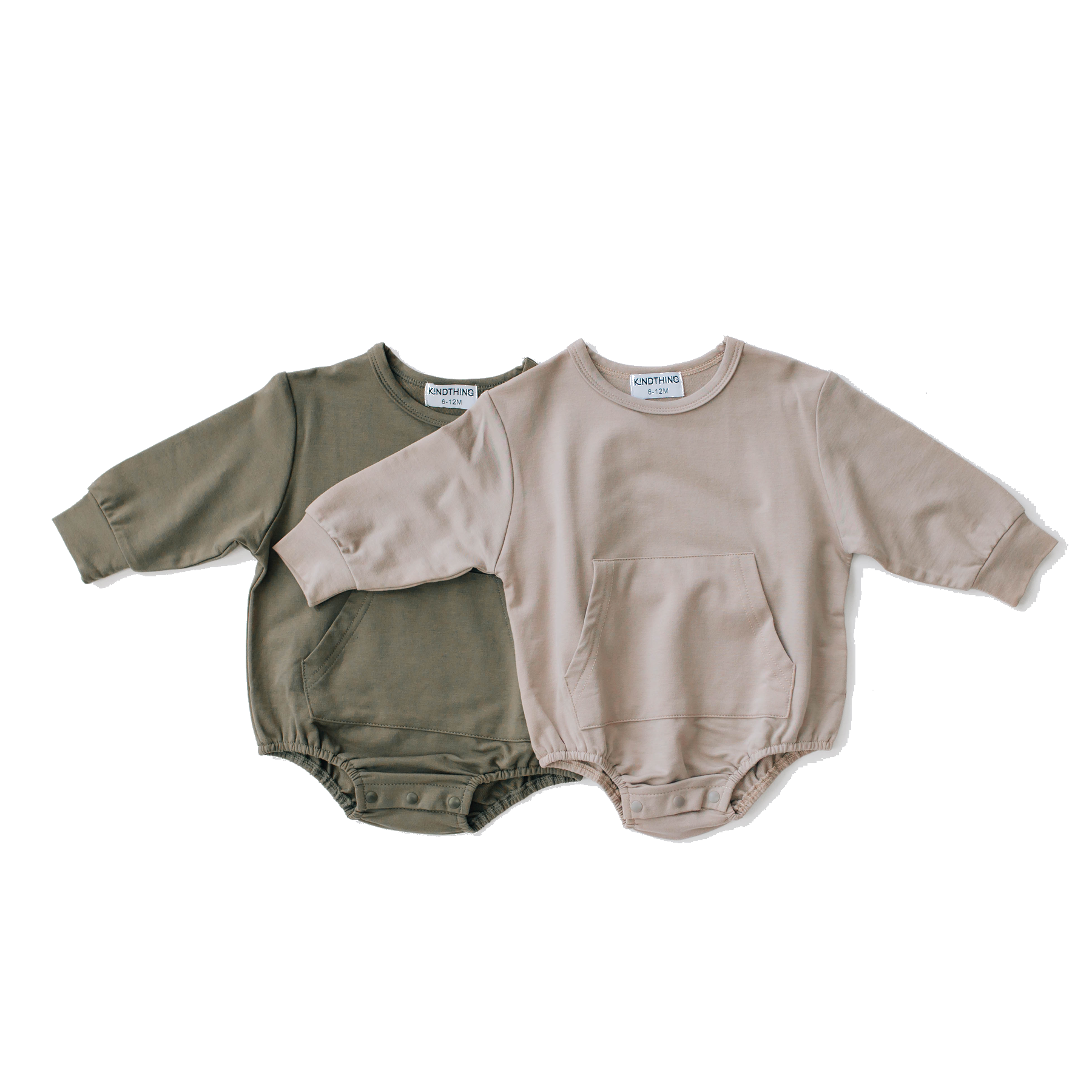 Sweatshirt Bubble Romper Baby & Toddler Sleepwear kindthing   