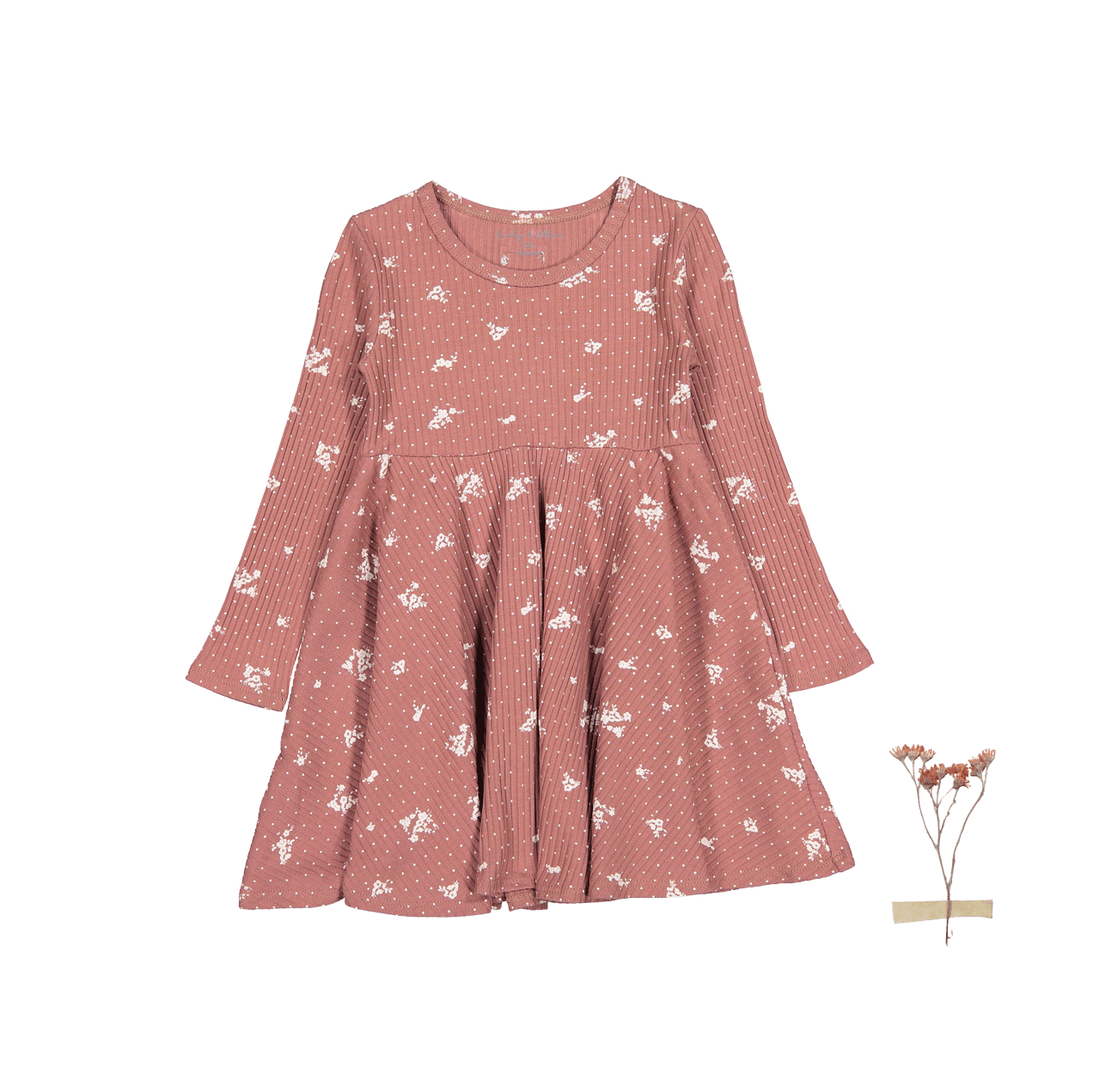 The Printed Long Sleeve Dress - Rosewood Floral